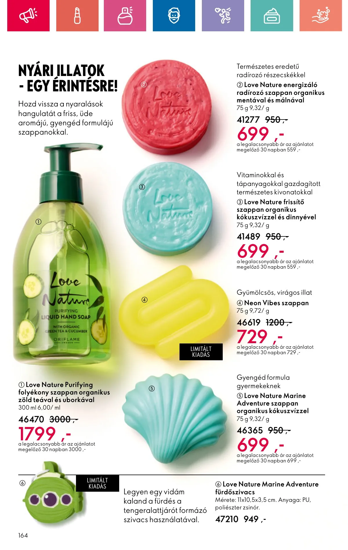 Oriflame akciós újság 10.20–11.09 – 164. oldal
