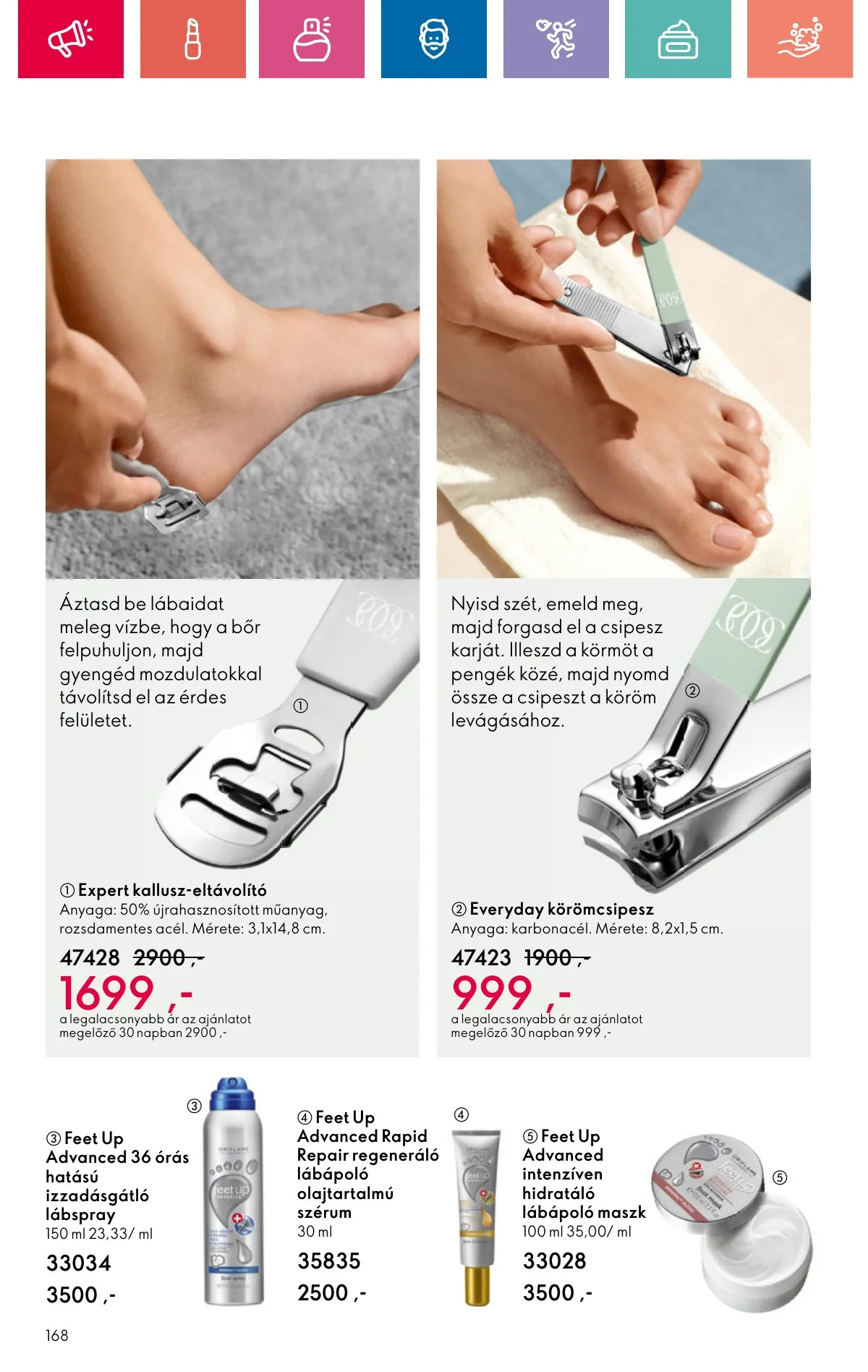 Oriflame akciós újság 10.20–11.09 – 168. oldal