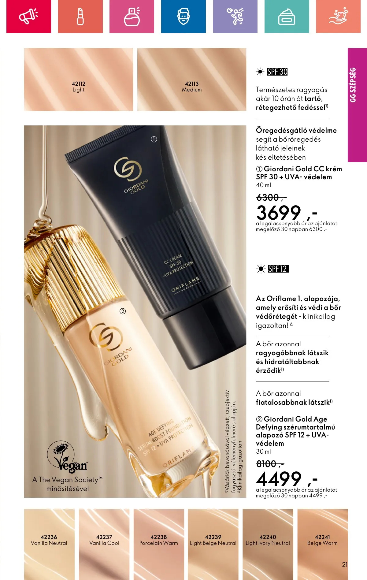 Oriflame akciós újság 10.20–11.09 – 21. oldal