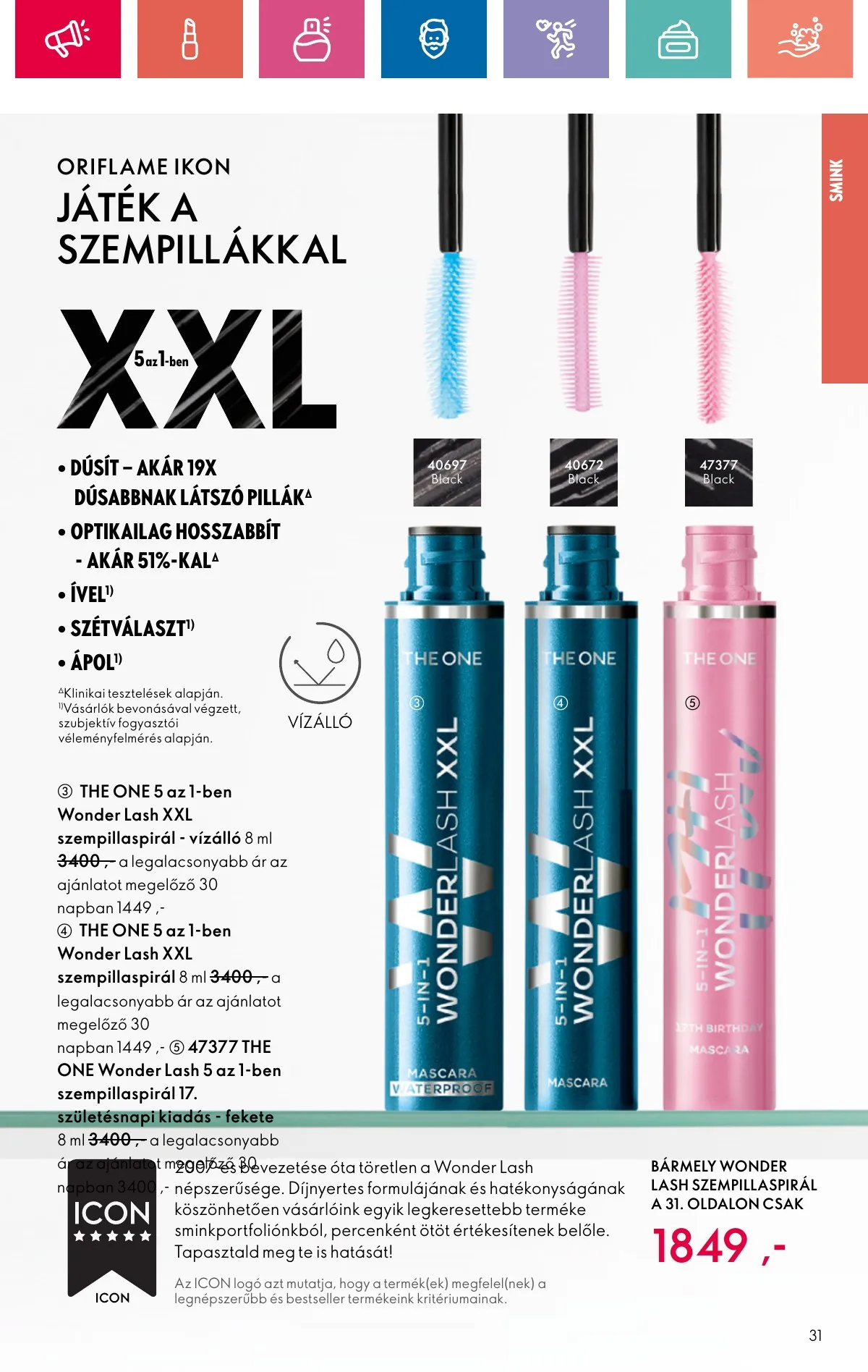 Oriflame akciós újság 10.20–11.09 – 31. oldal