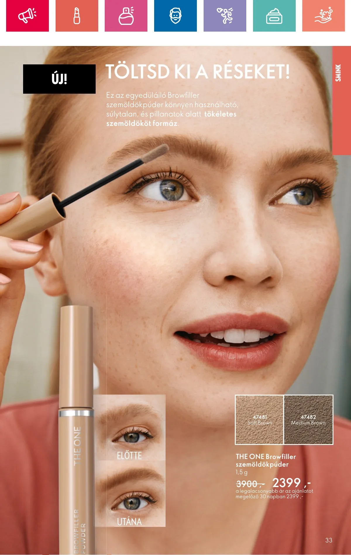 Oriflame akciós újság 10.20–11.09 – 33. oldal