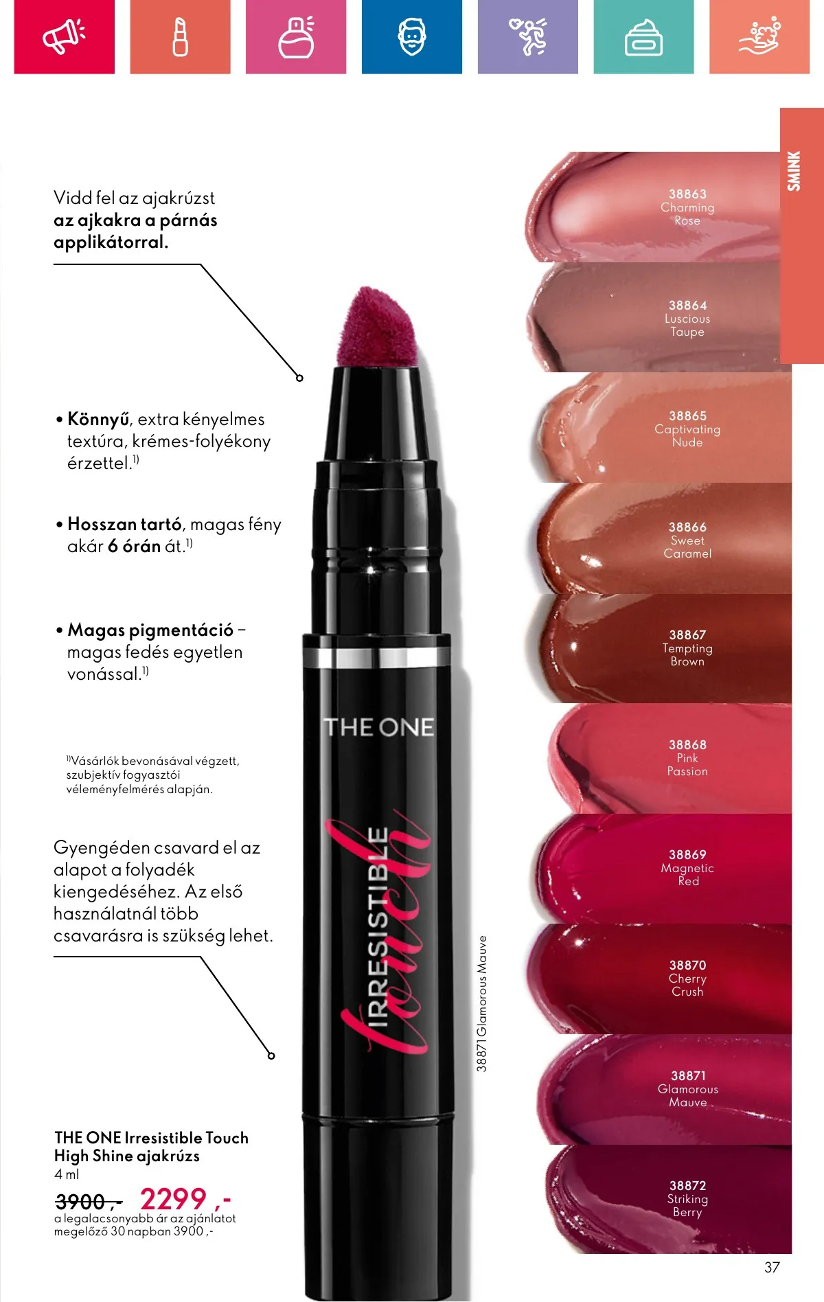 Oriflame akciós újság 10.20–11.09 – 37. oldal