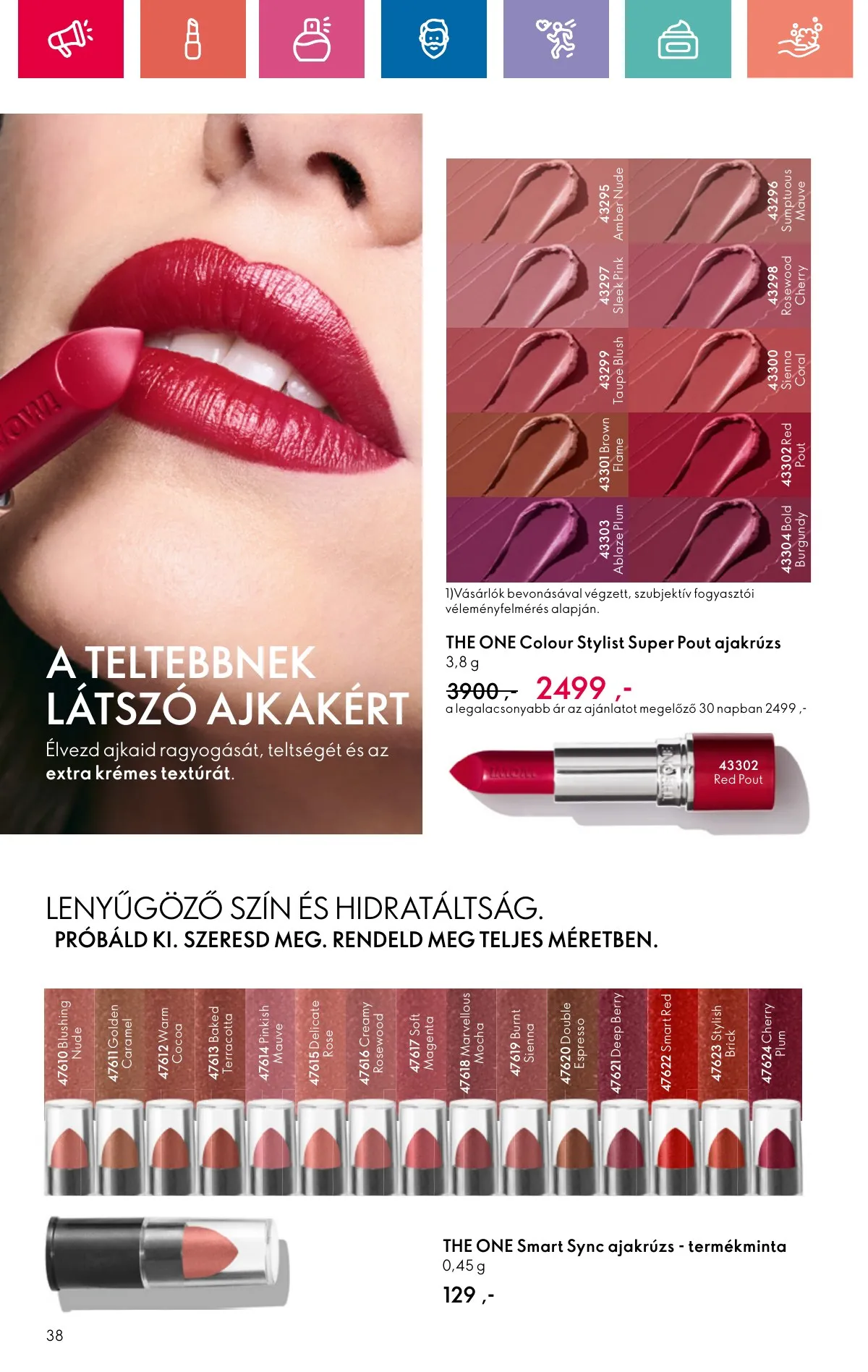 Oriflame akciós újság 10.20–11.09 – 38. oldal