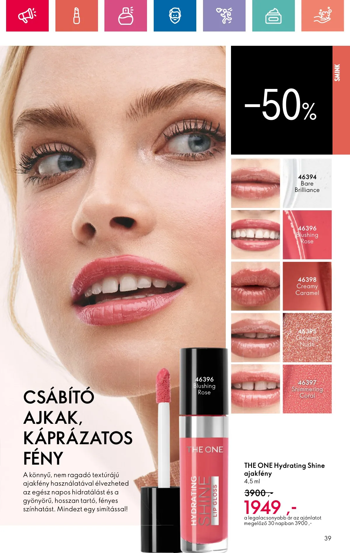 Oriflame akciós újság 10.20–11.09 – 39. oldal