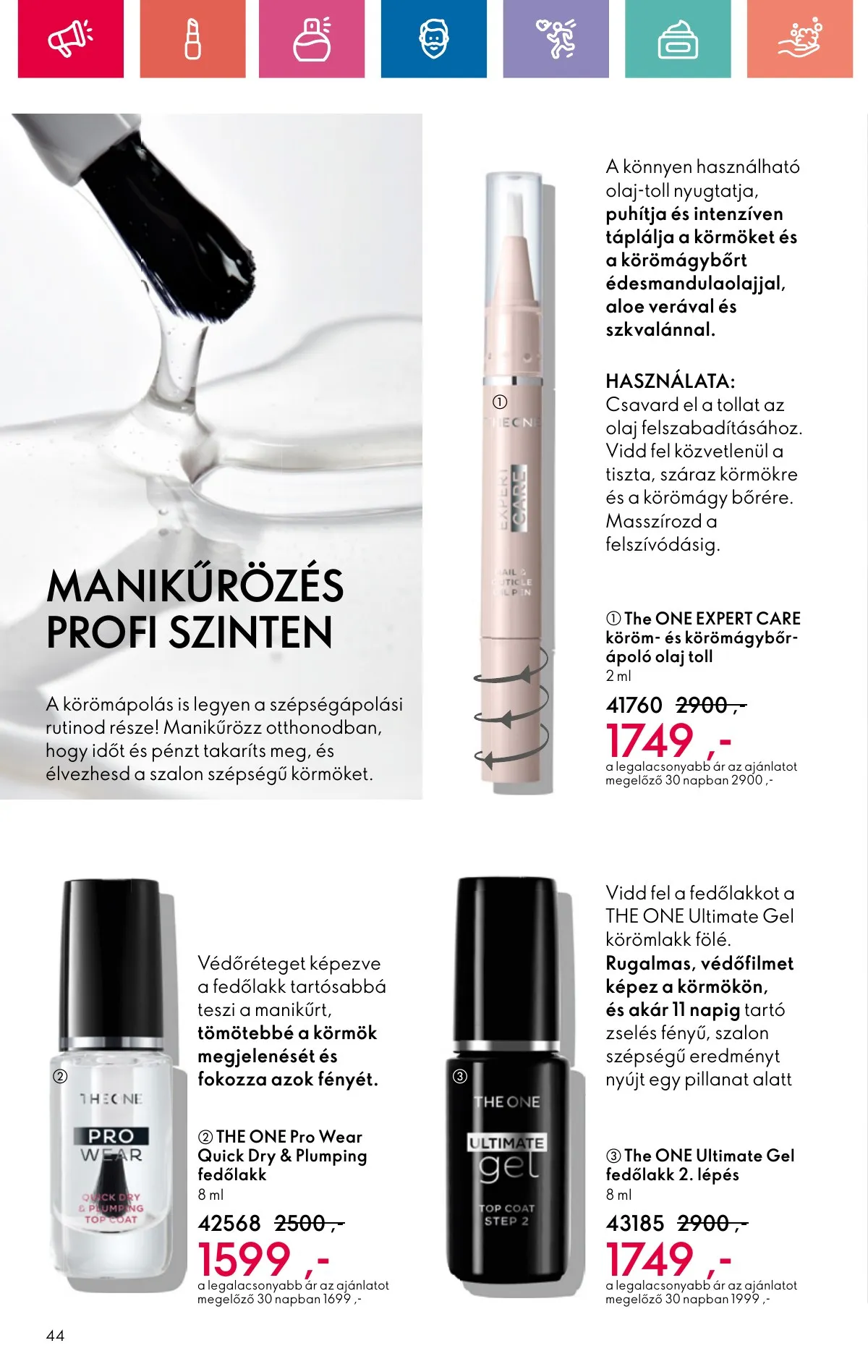 Oriflame akciós újság 10.20–11.09 – 44. oldal