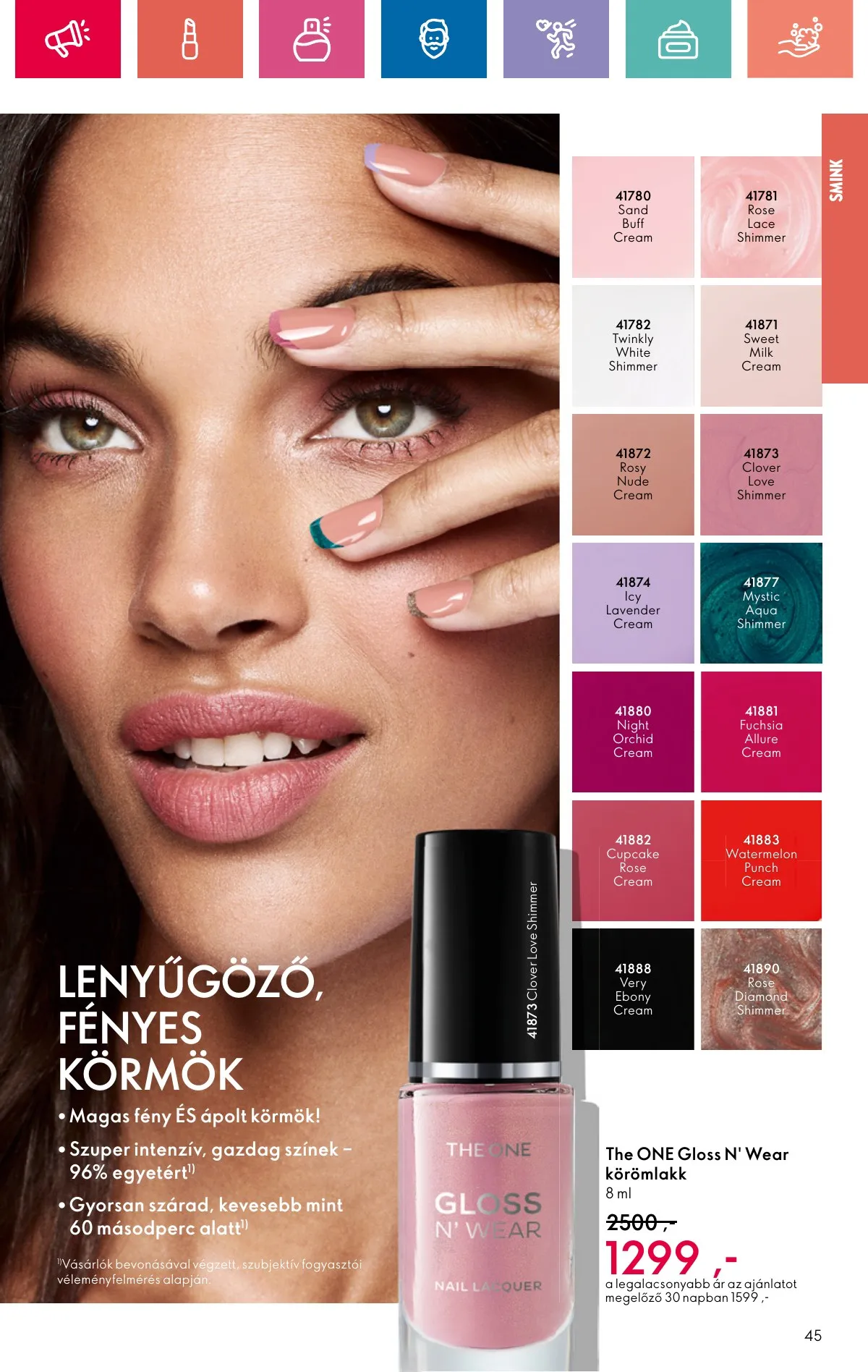 Oriflame akciós újság 10.20–11.09 – 45. oldal