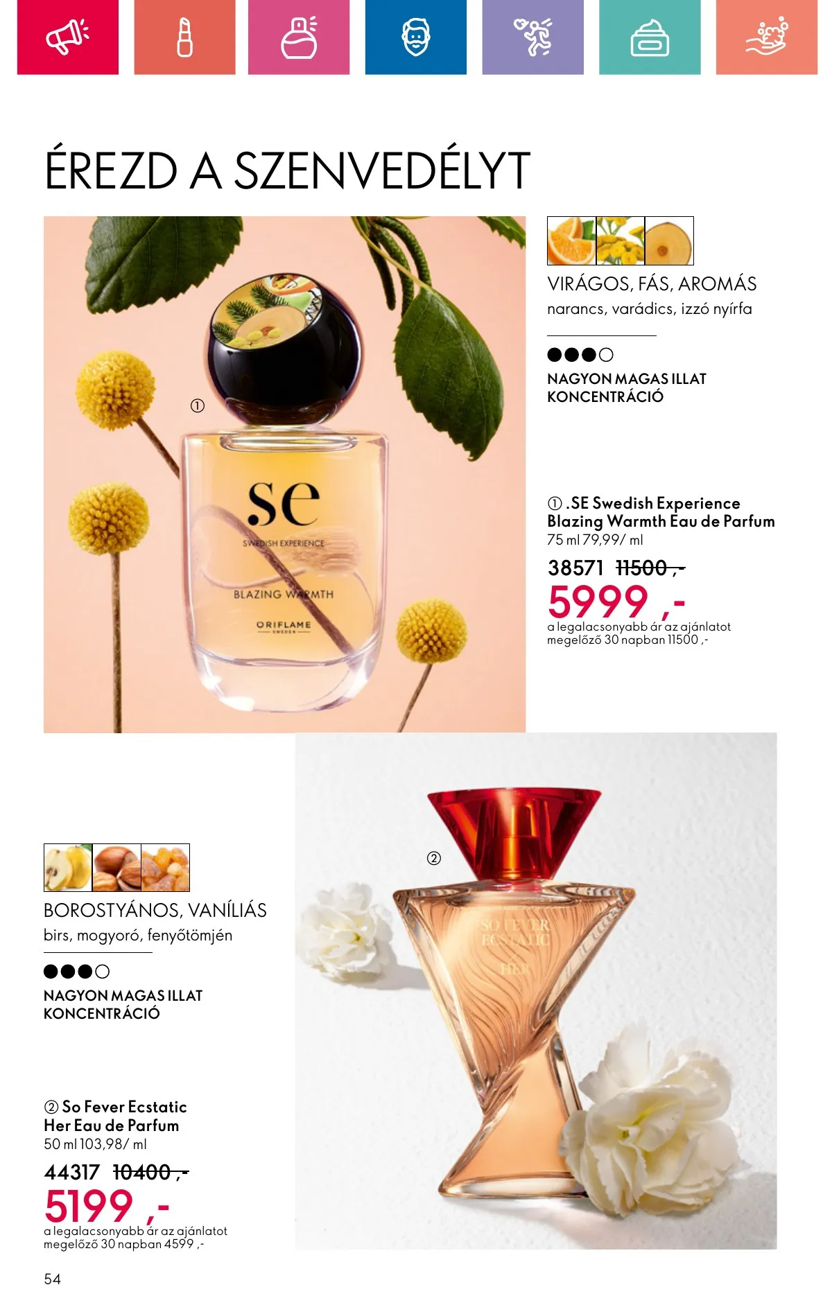 Oriflame akciós újság 10.20–11.09 – 54. oldal