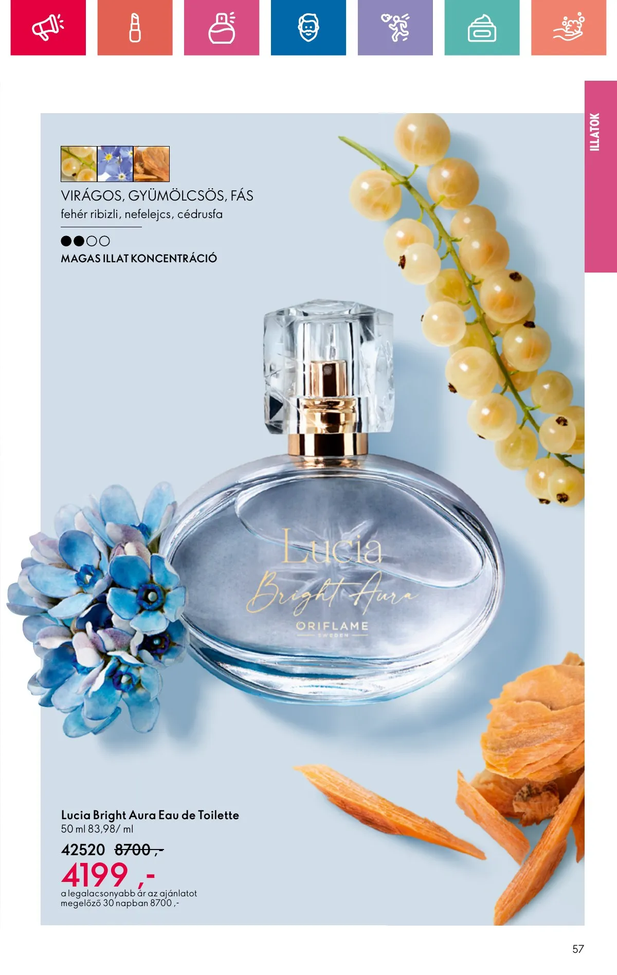 Oriflame akciós újság 10.20–11.09 – 57. oldal