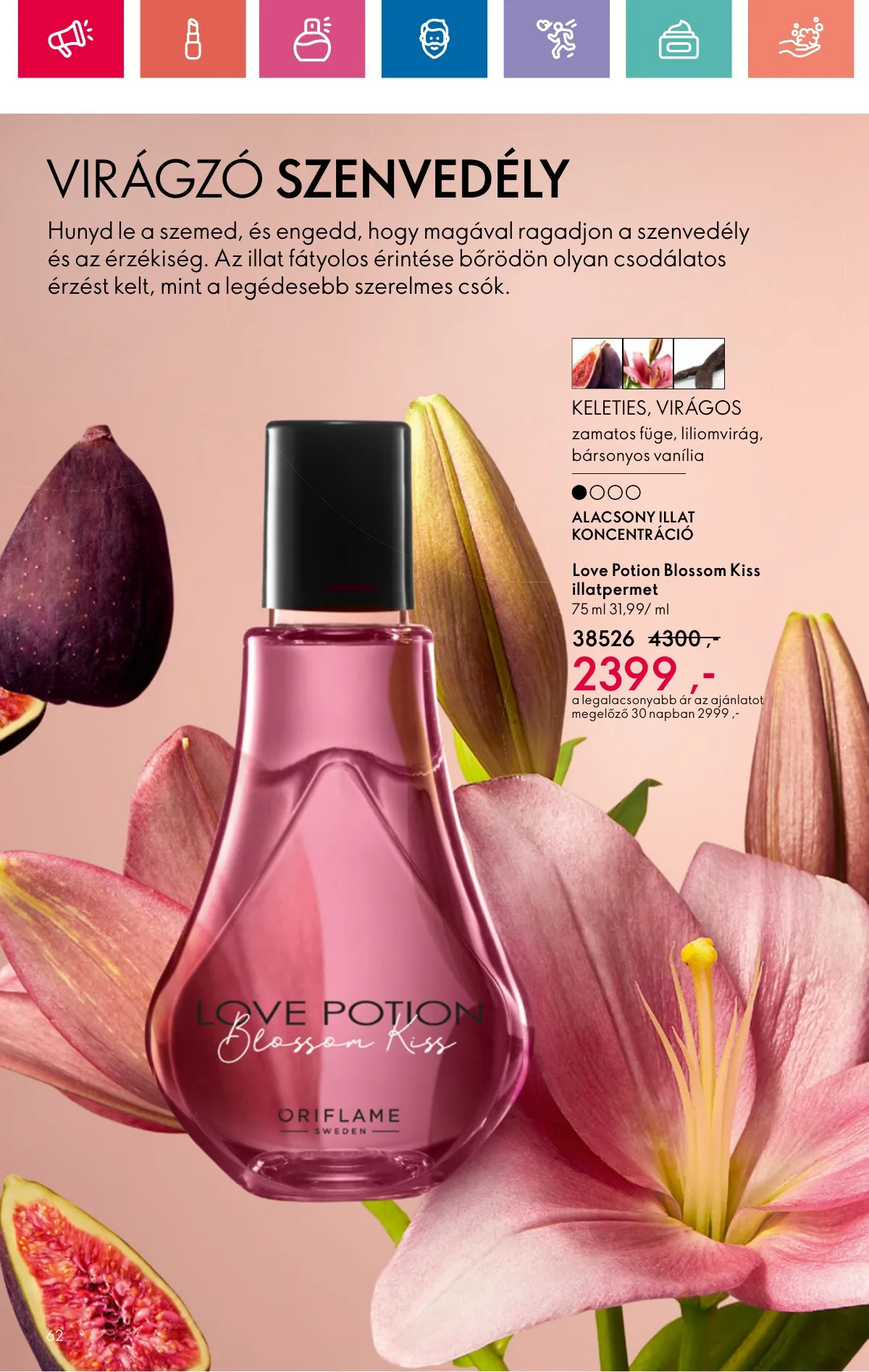 Oriflame akciós újság 10.20–11.09 – 62. oldal