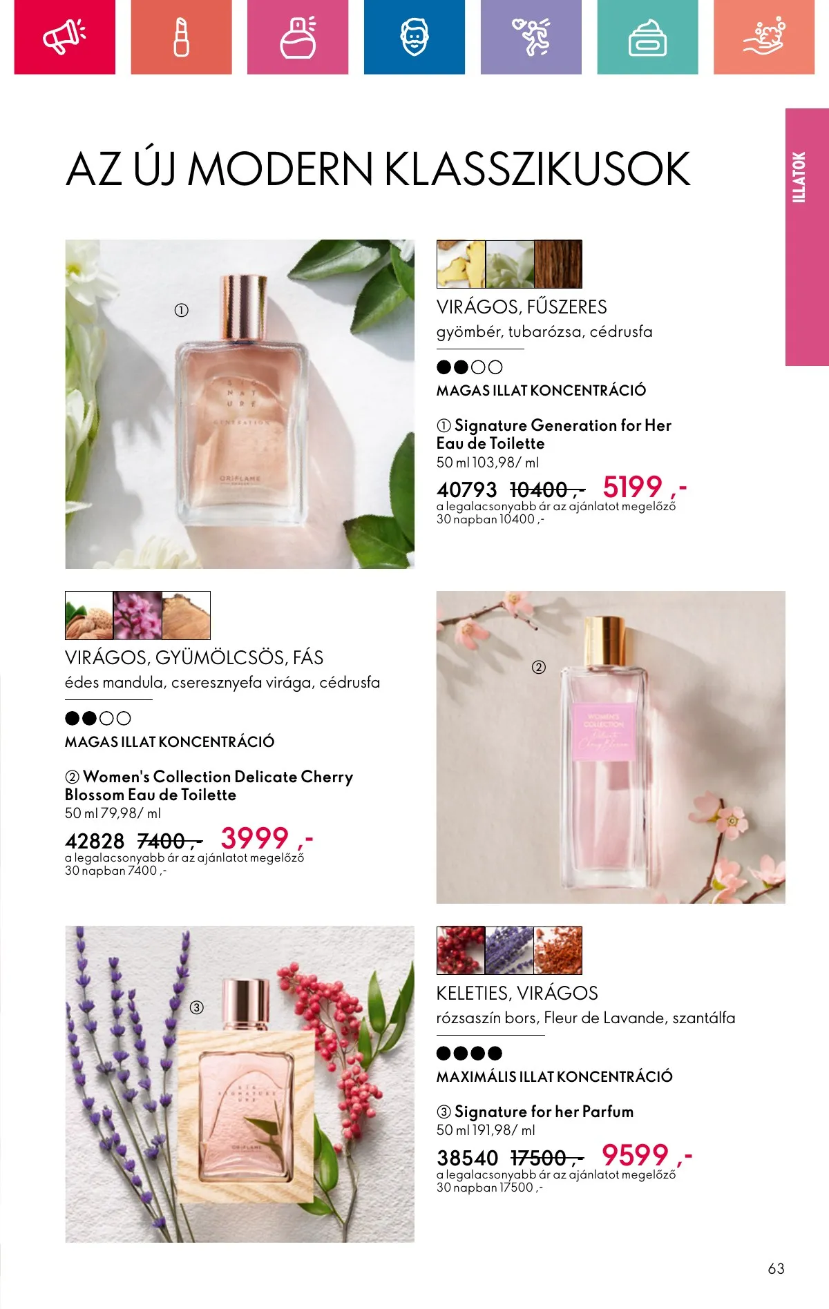 Oriflame akciós újság 10.20–11.09 – 63. oldal