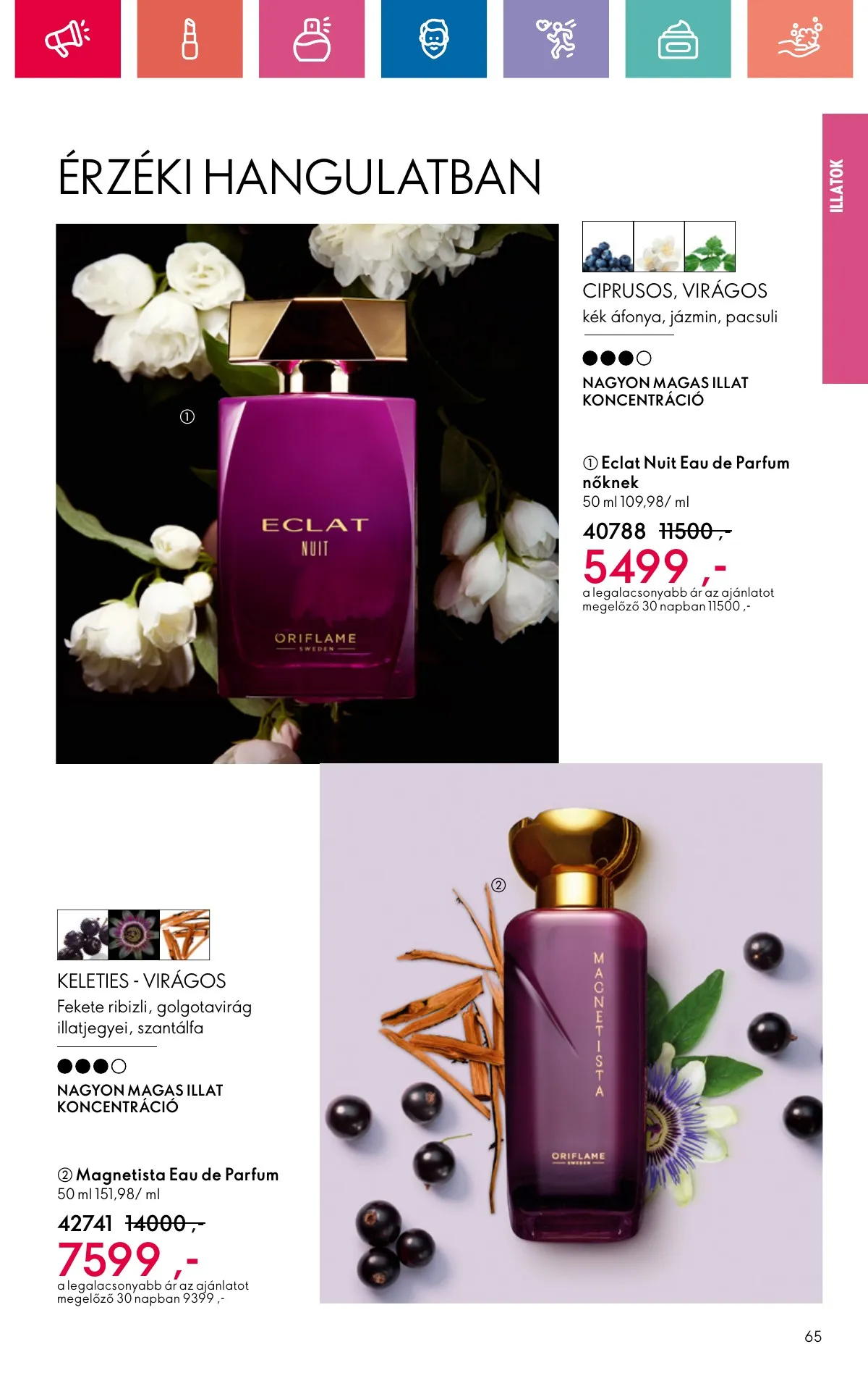 Oriflame akciós újság 10.20–11.09 – 65. oldal