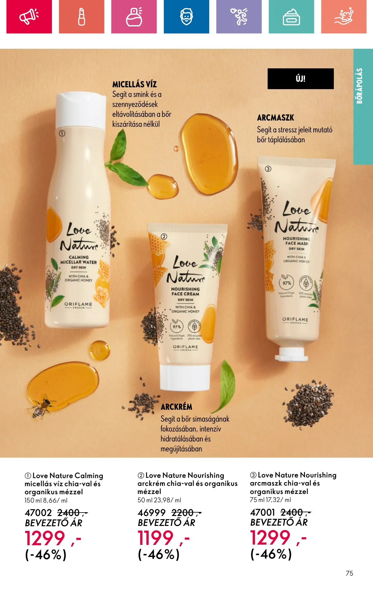 Oriflame akciós újság 10.20–11.09 – 75. oldal