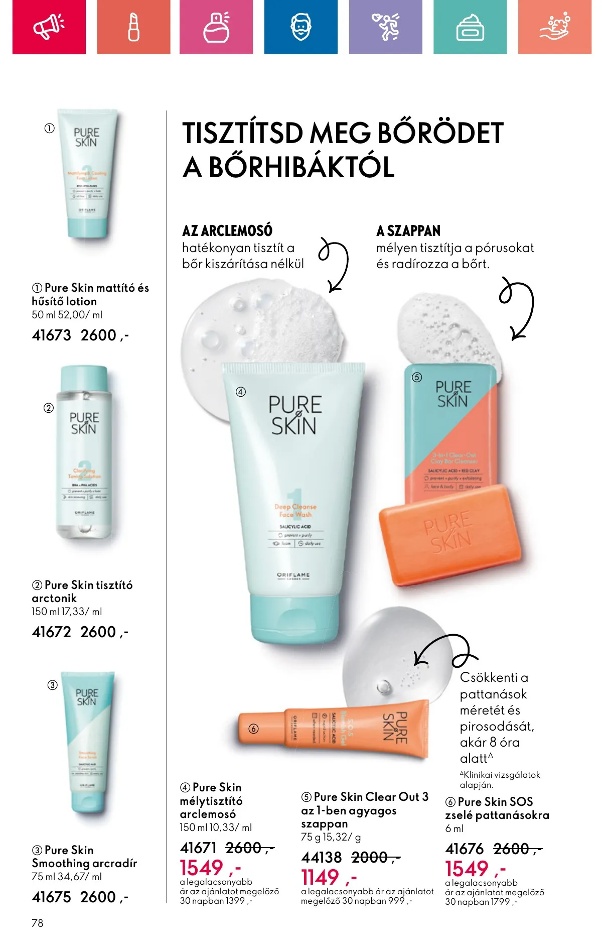 Oriflame akciós újság 10.20–11.09 – 78. oldal