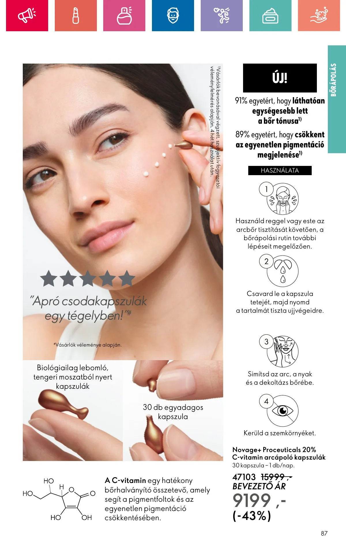 Oriflame akciós újság 10.20–11.09 – 87. oldal