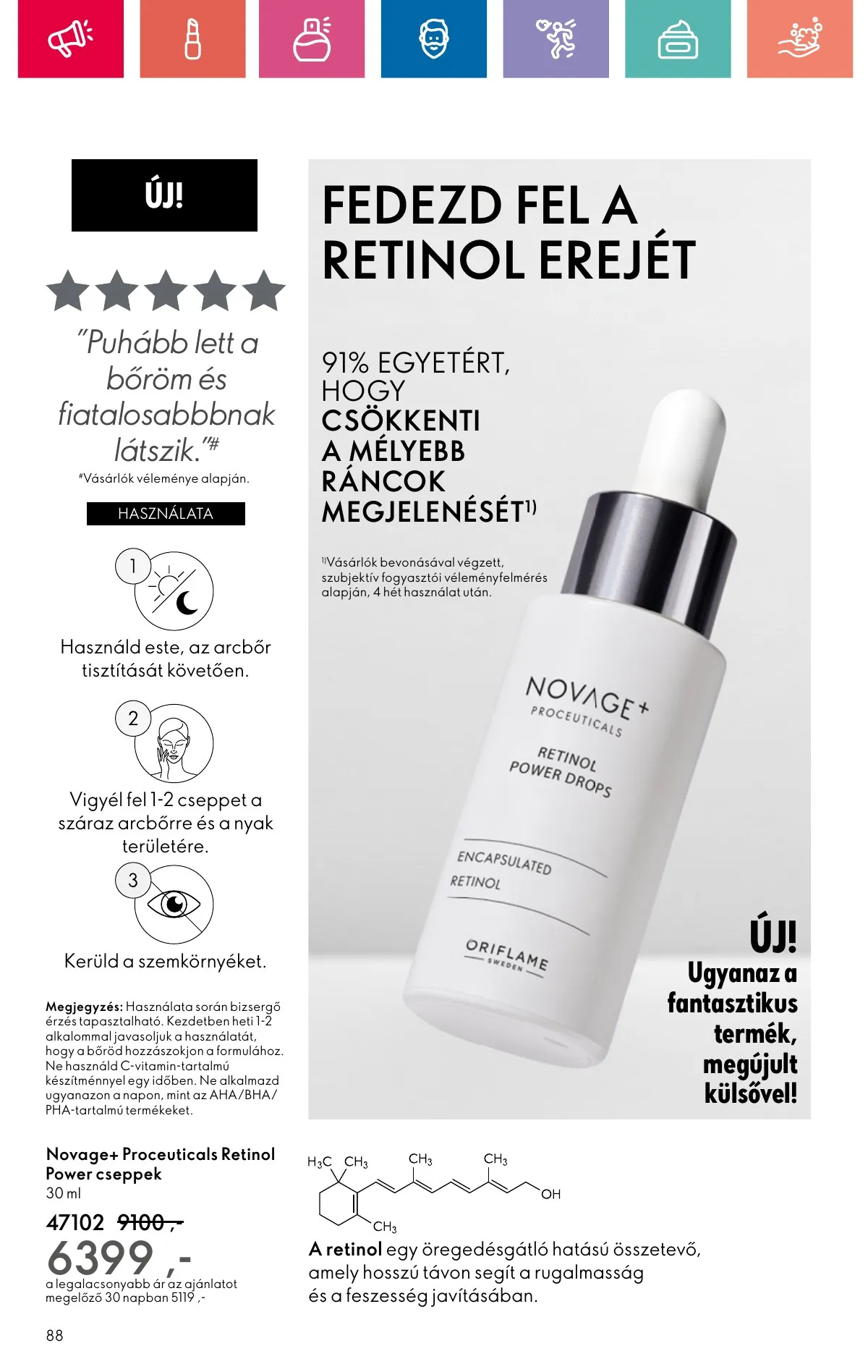 Oriflame akciós újság 10.20–11.09 – 88. oldal