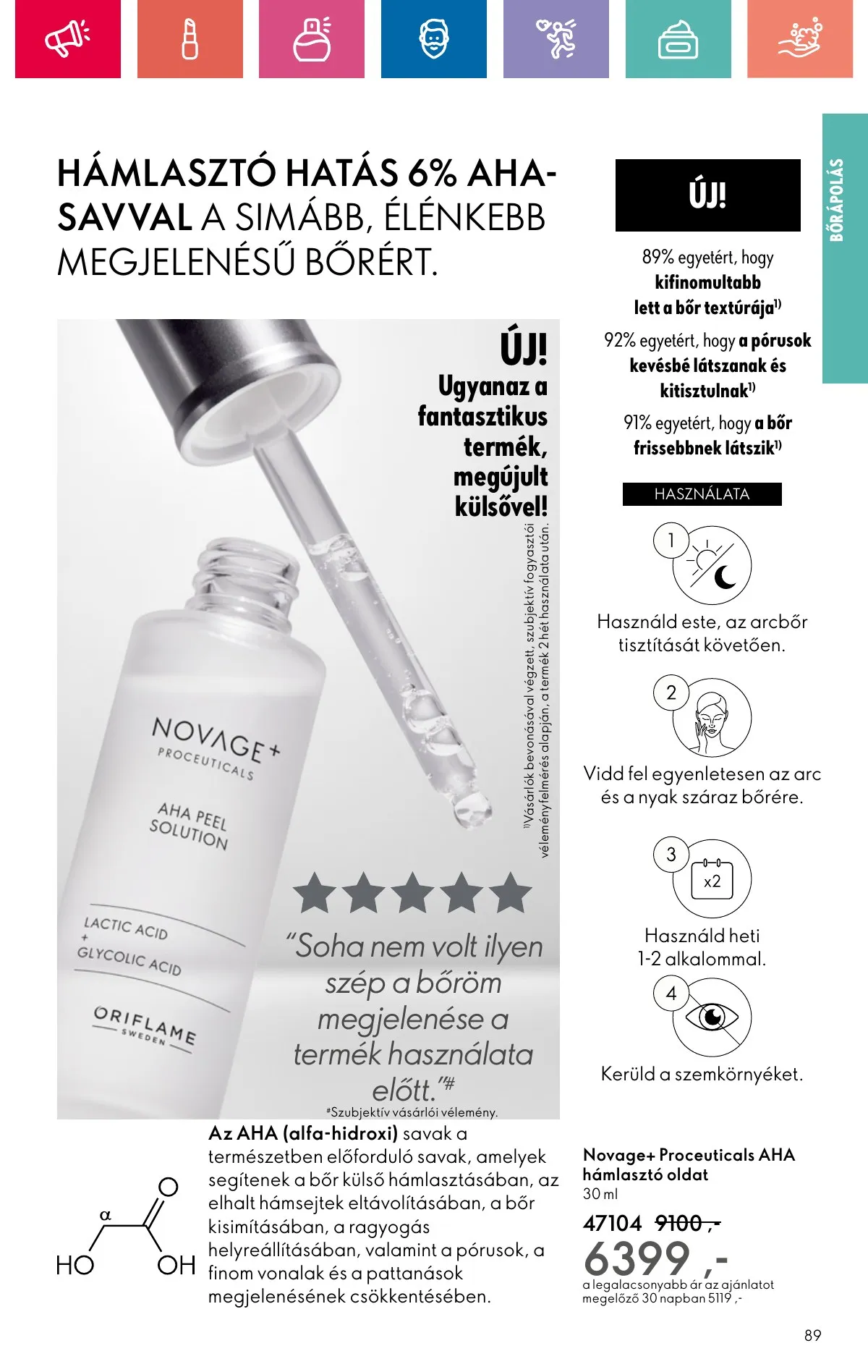 Oriflame akciós újság 10.20–11.09 – 89. oldal