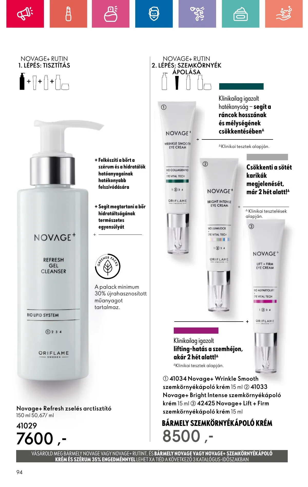 Oriflame akciós újság 10.20–11.09 – 94. oldal