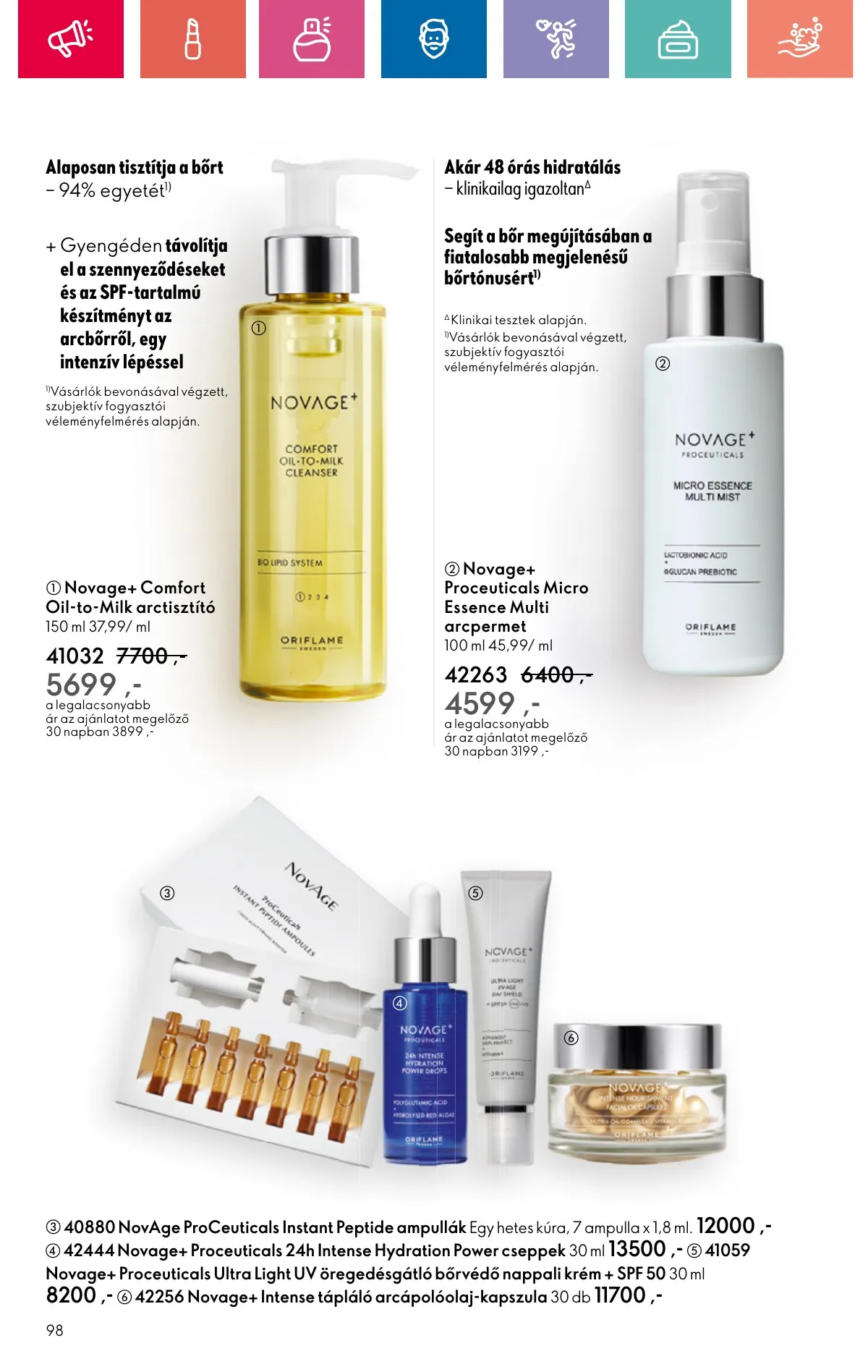 Oriflame akciós újság 10.20–11.09 – 98. oldal