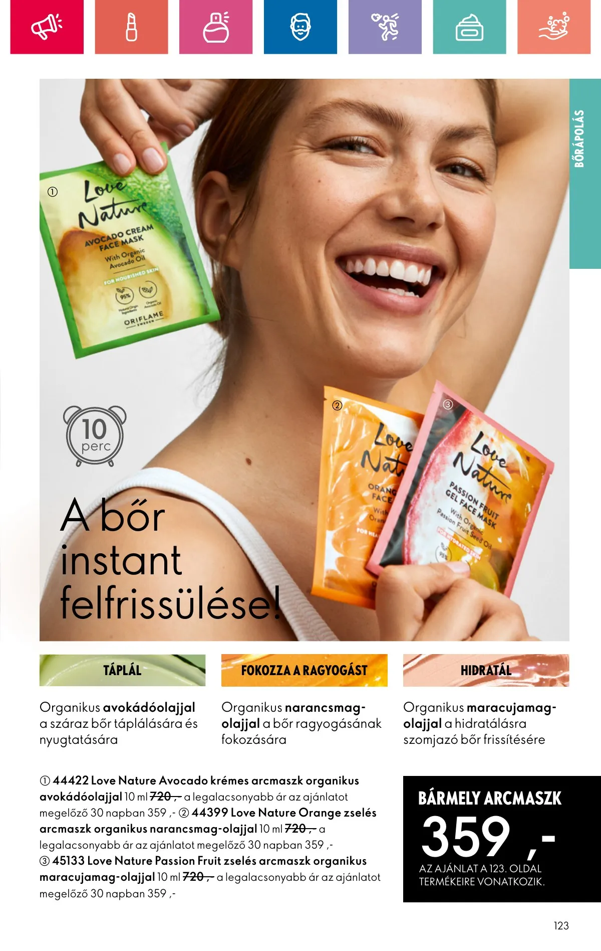Oriflame akciós újság 11.10–11.30 – 123. oldal