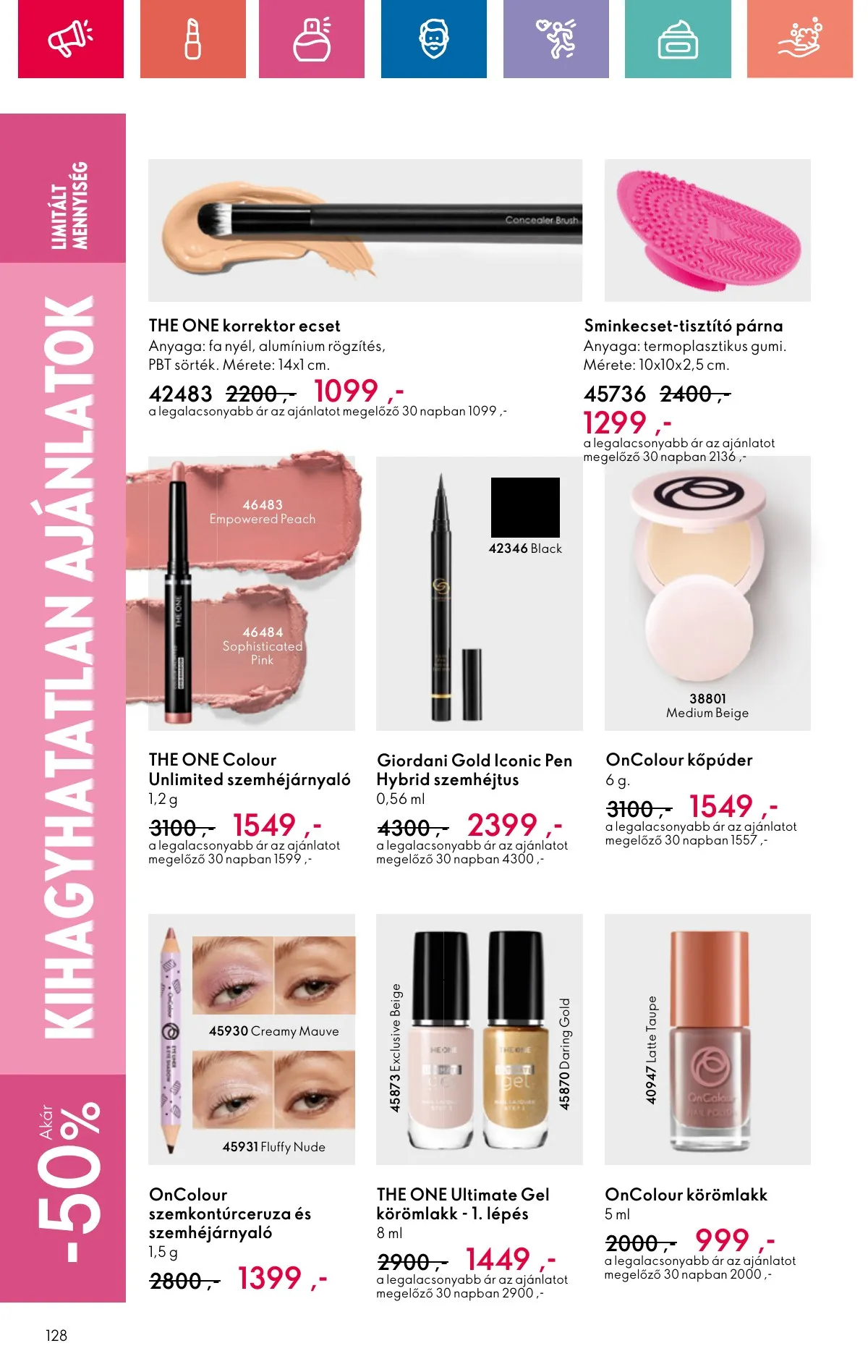 Oriflame akciós újság 11.10–11.30 – 128. oldal
