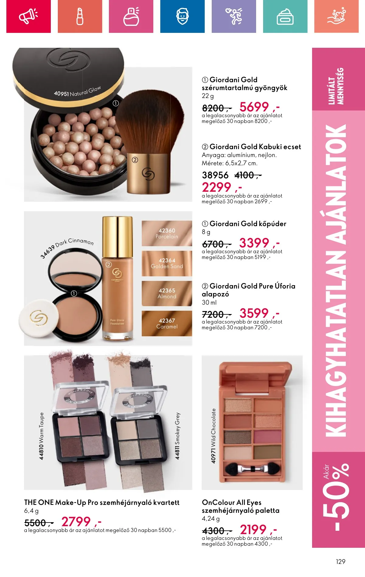 Oriflame akciós újság 11.10–11.30 – 129. oldal