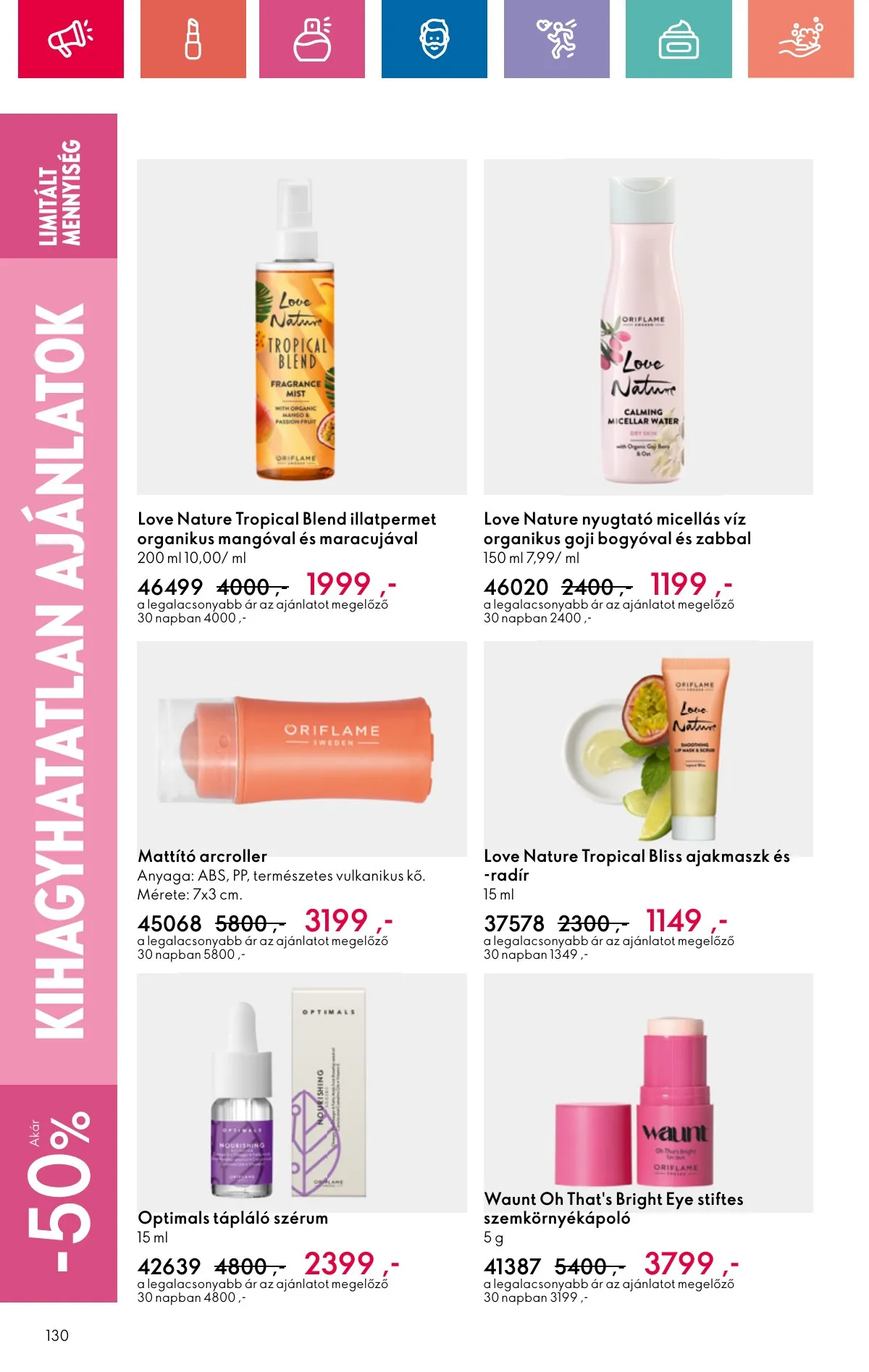 Oriflame akciós újság 11.10–11.30 – 130. oldal