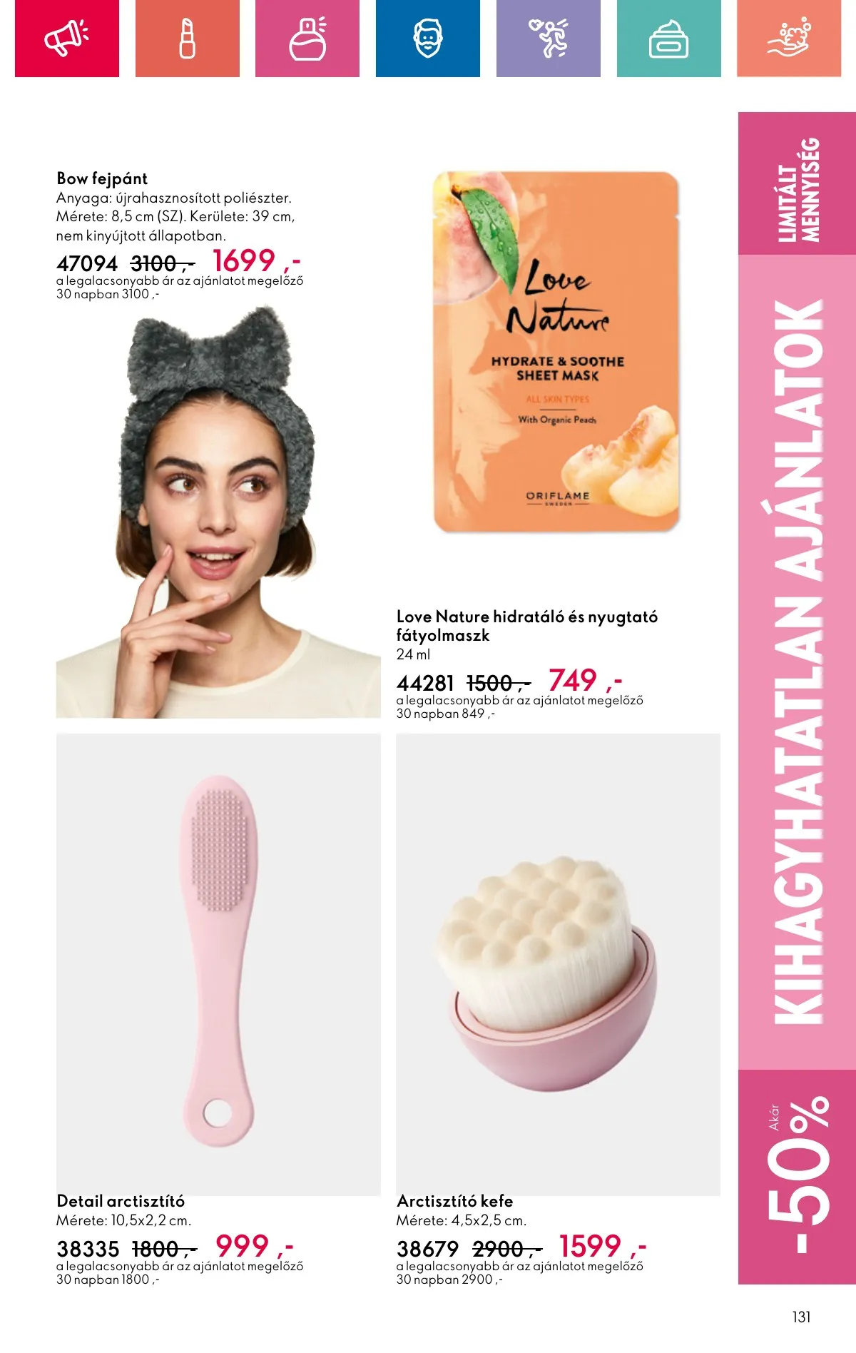 Oriflame akciós újság 11.10–11.30 – 131. oldal