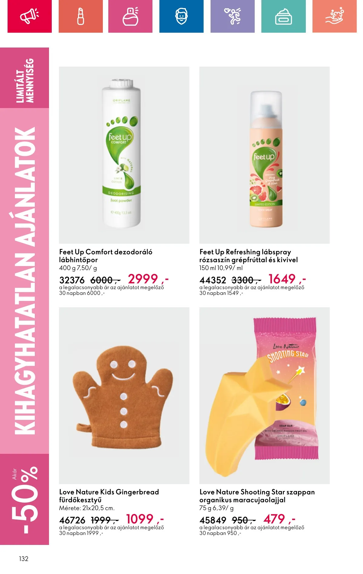 Oriflame akciós újság 11.10–11.30 – 132. oldal