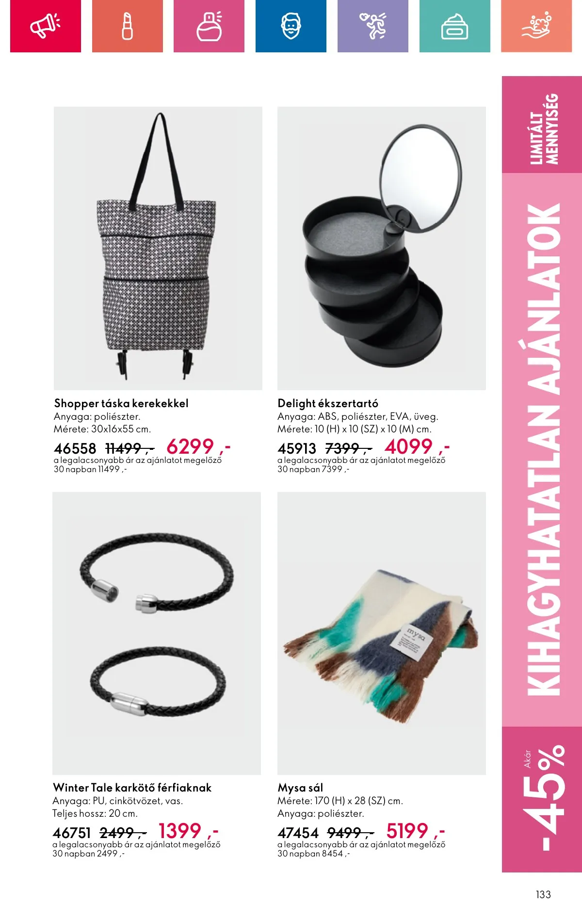 Oriflame akciós újság 11.10–11.30 – 133. oldal