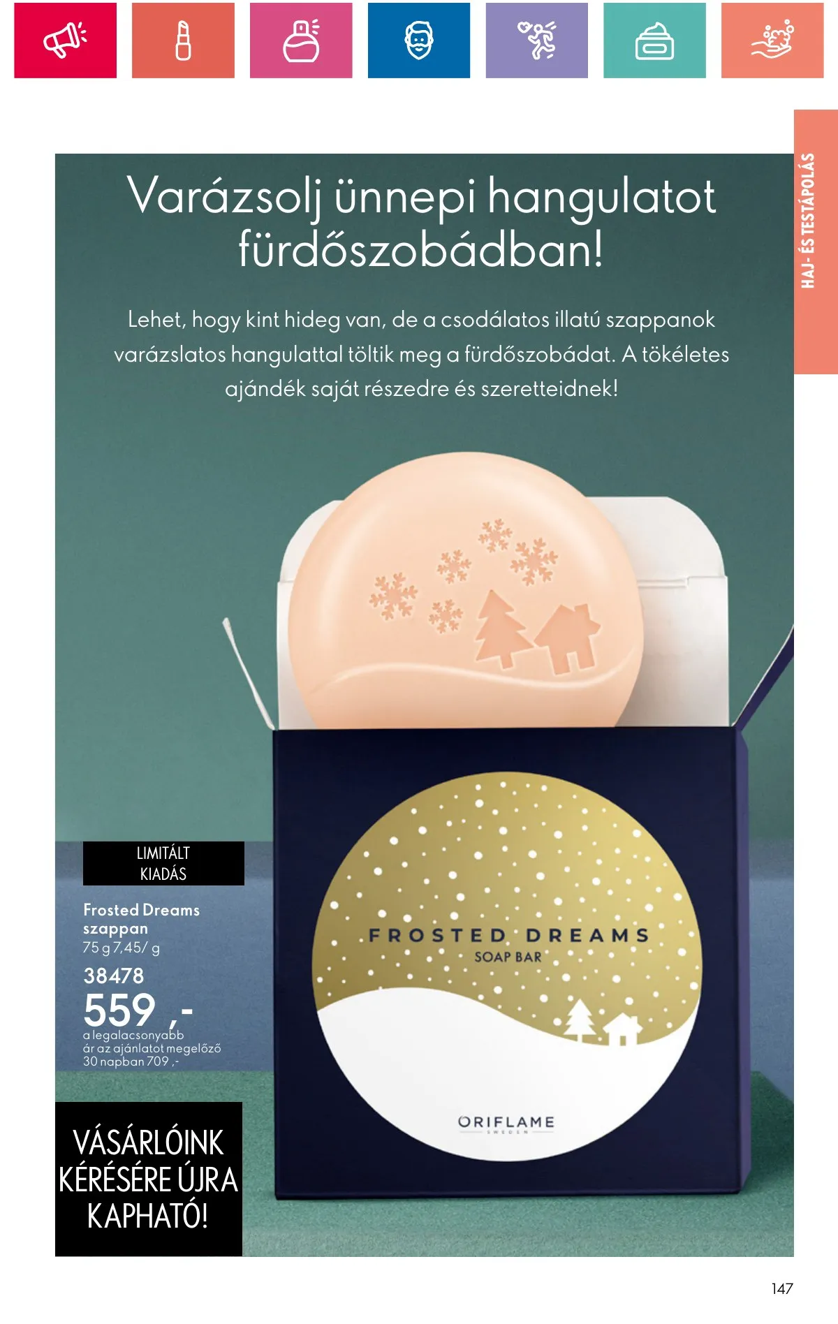 Oriflame akciós újság 11.10–11.30 – 147. oldal