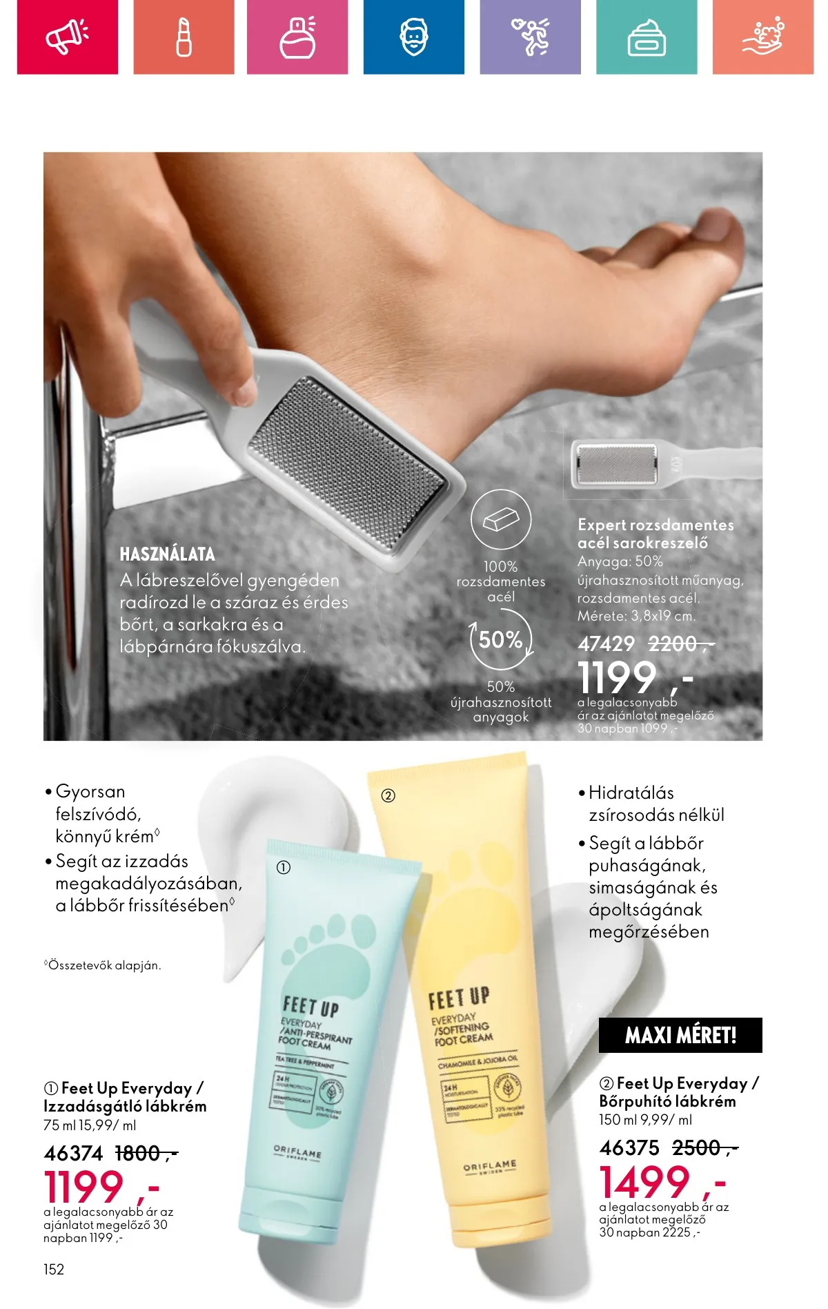 Oriflame akciós újság 11.10–11.30 – 152. oldal