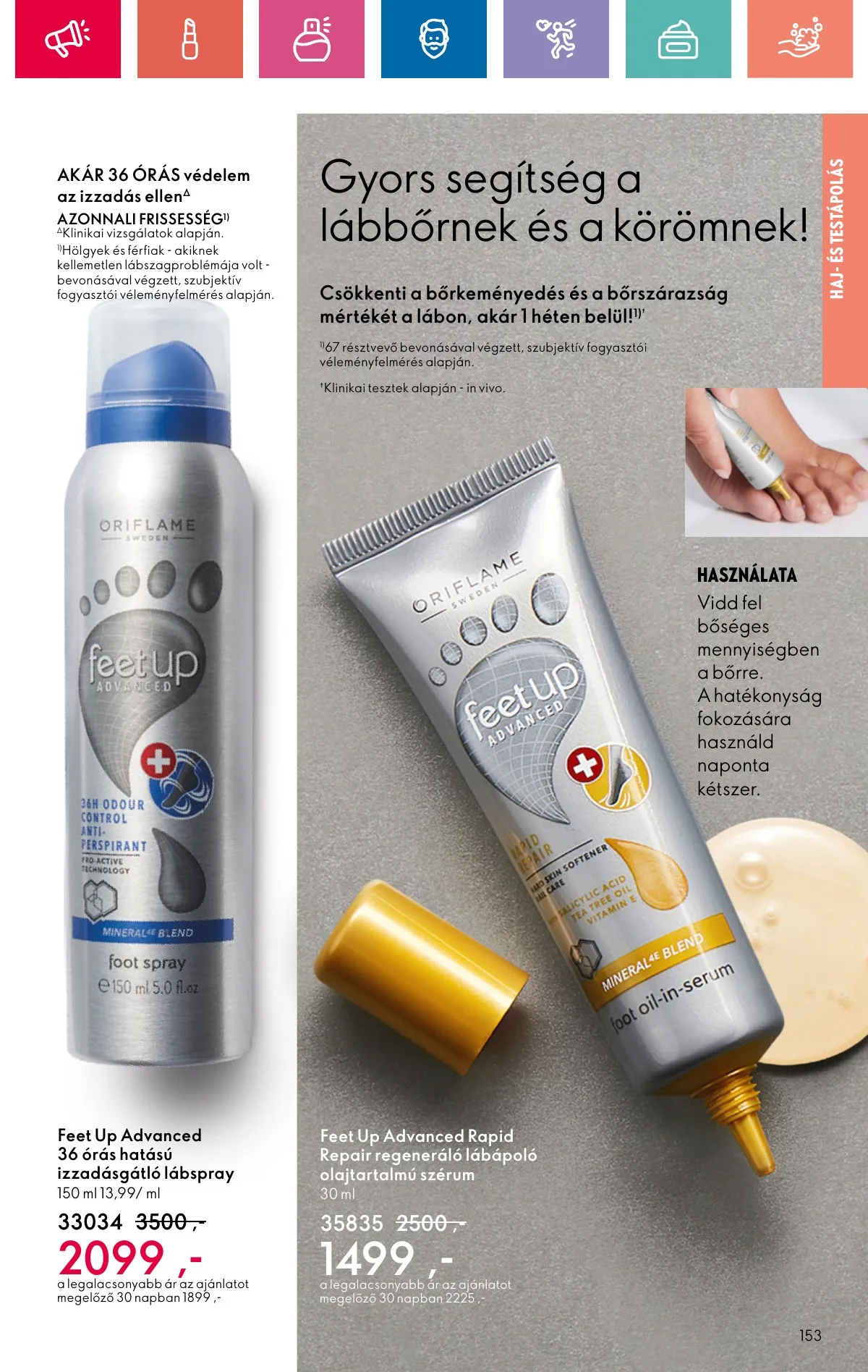 Oriflame akciós újság 11.10–11.30 – 153. oldal