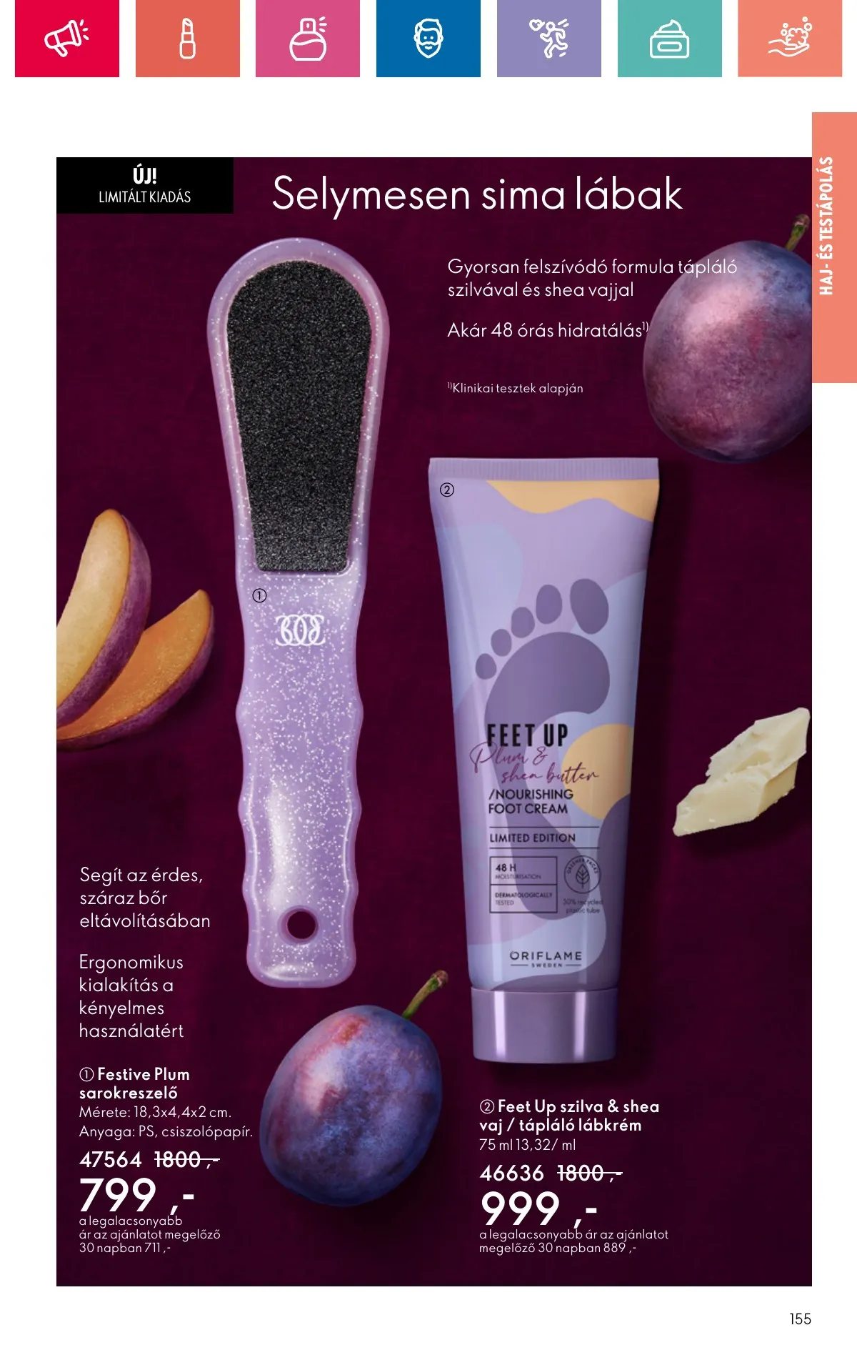 Oriflame akciós újság 11.10–11.30 – 155. oldal