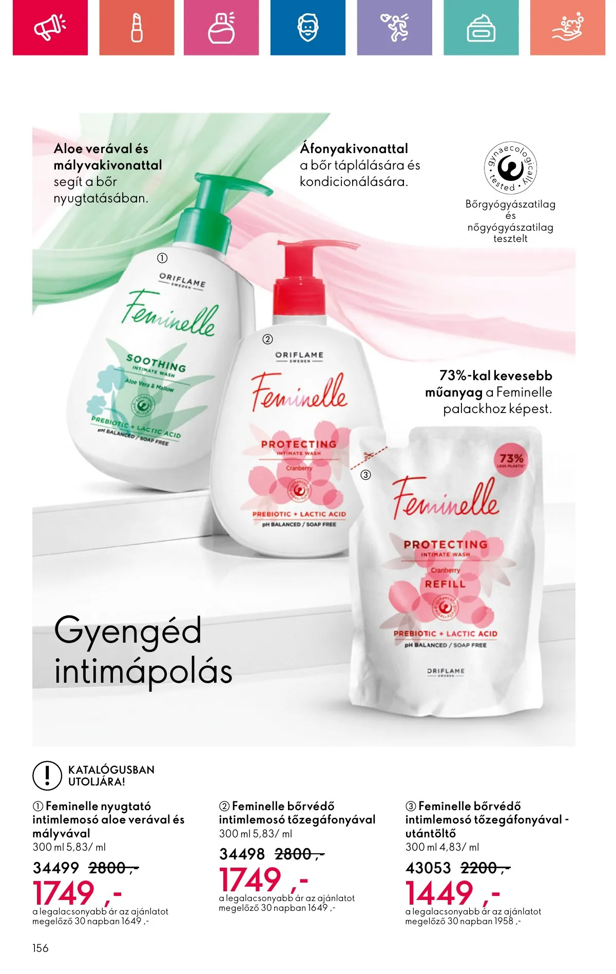 Oriflame akciós újság 11.10–11.30 – 156. oldal