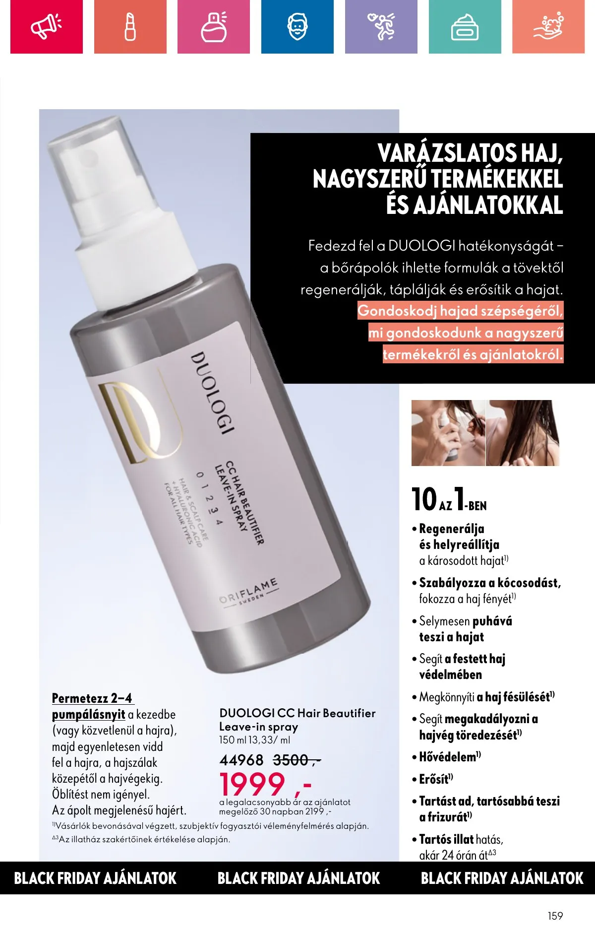 Oriflame akciós újság 11.10–11.30 – 159. oldal