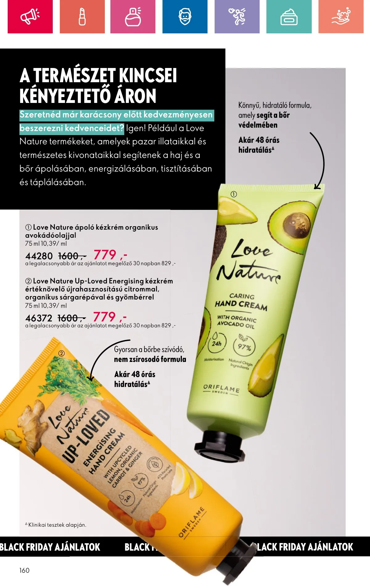 Oriflame akciós újság 11.10–11.30 – 160. oldal