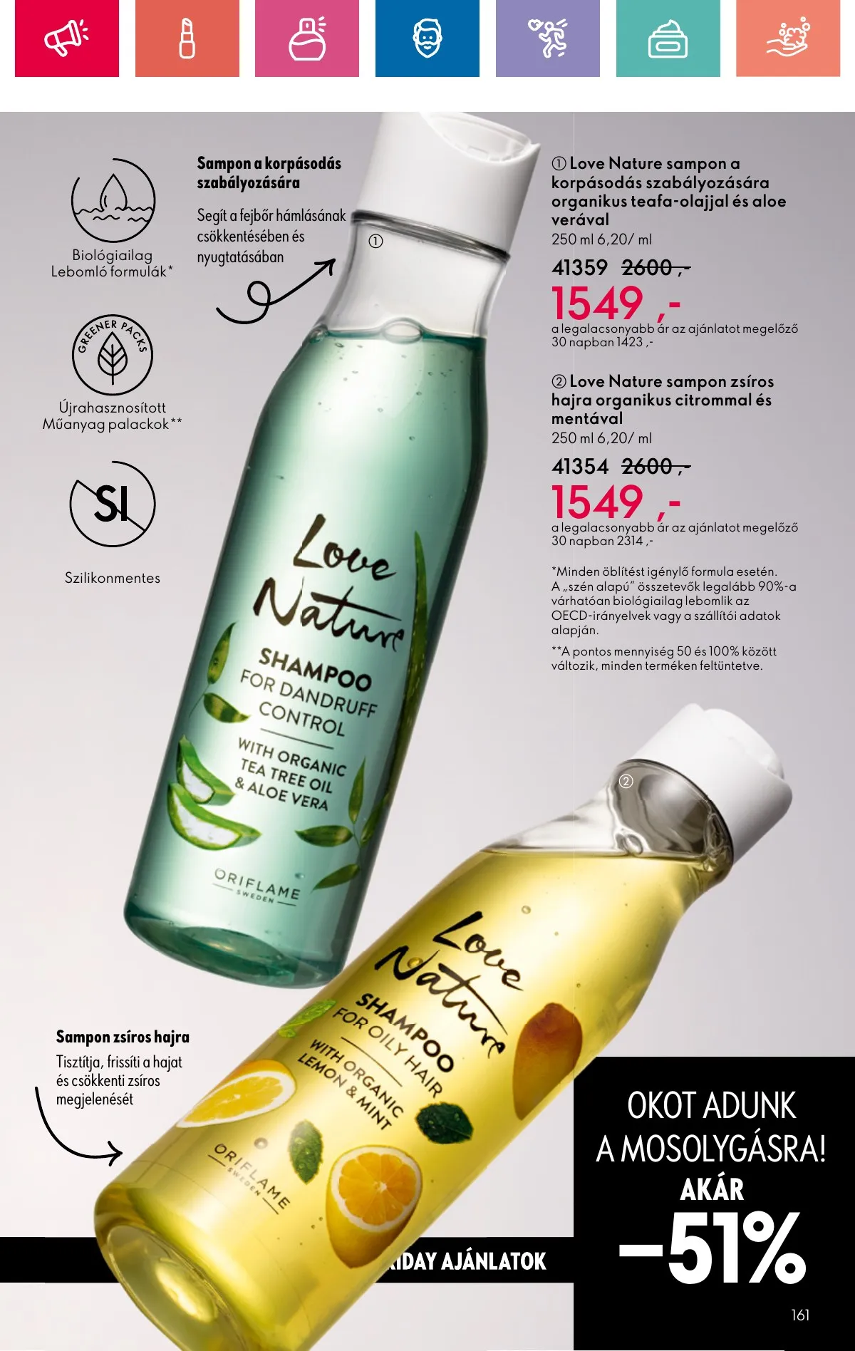 Oriflame akciós újság 11.10–11.30 – 161. oldal