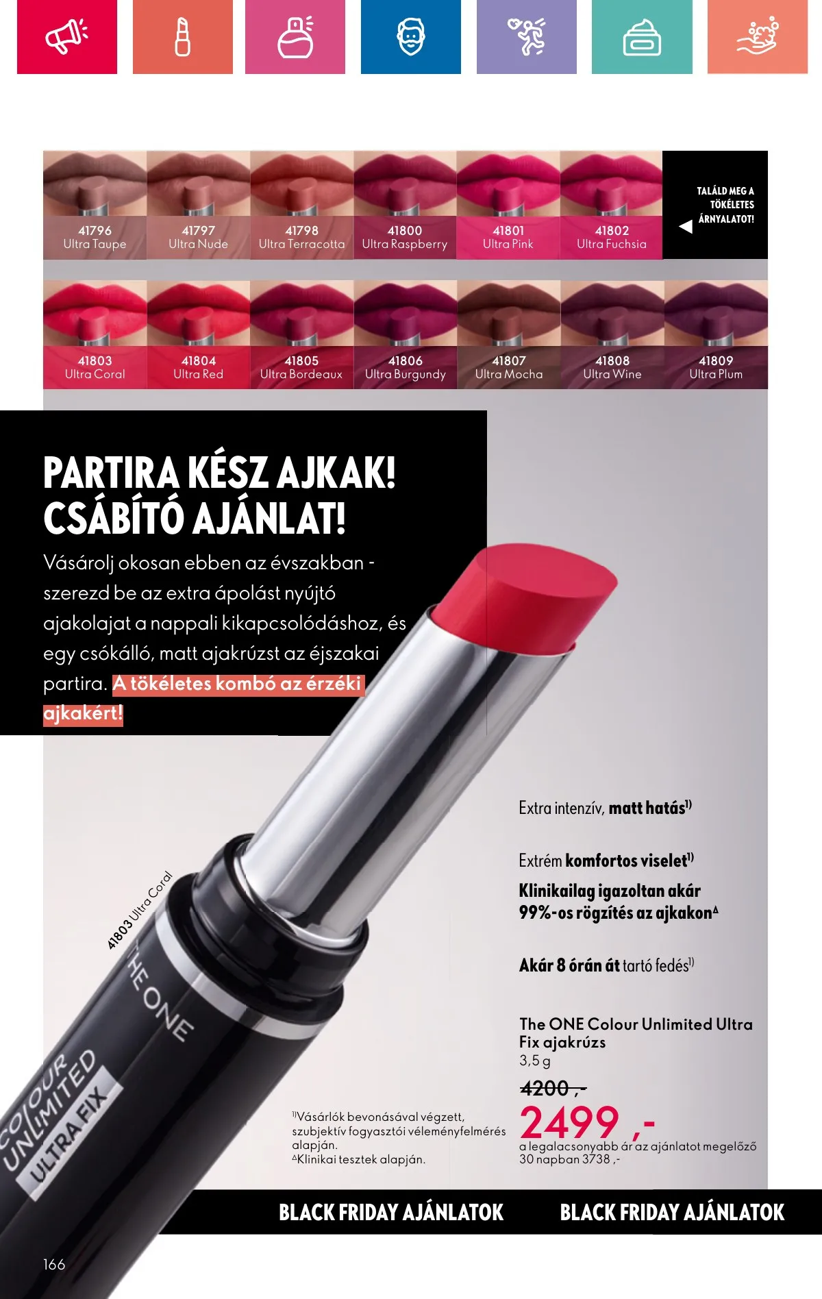 Oriflame akciós újság 11.10–11.30 – 166. oldal