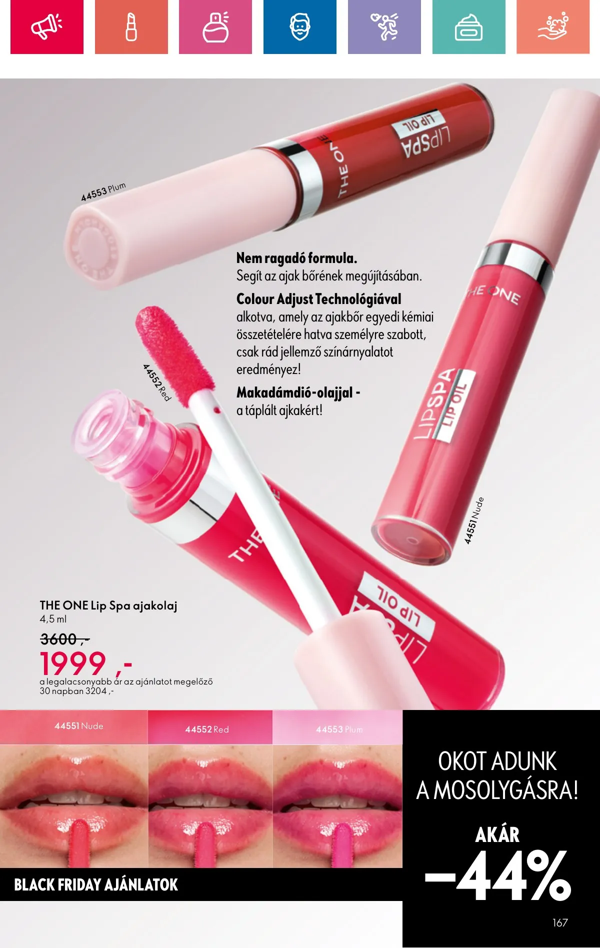 Oriflame akciós újság 11.10–11.30 – 167. oldal
