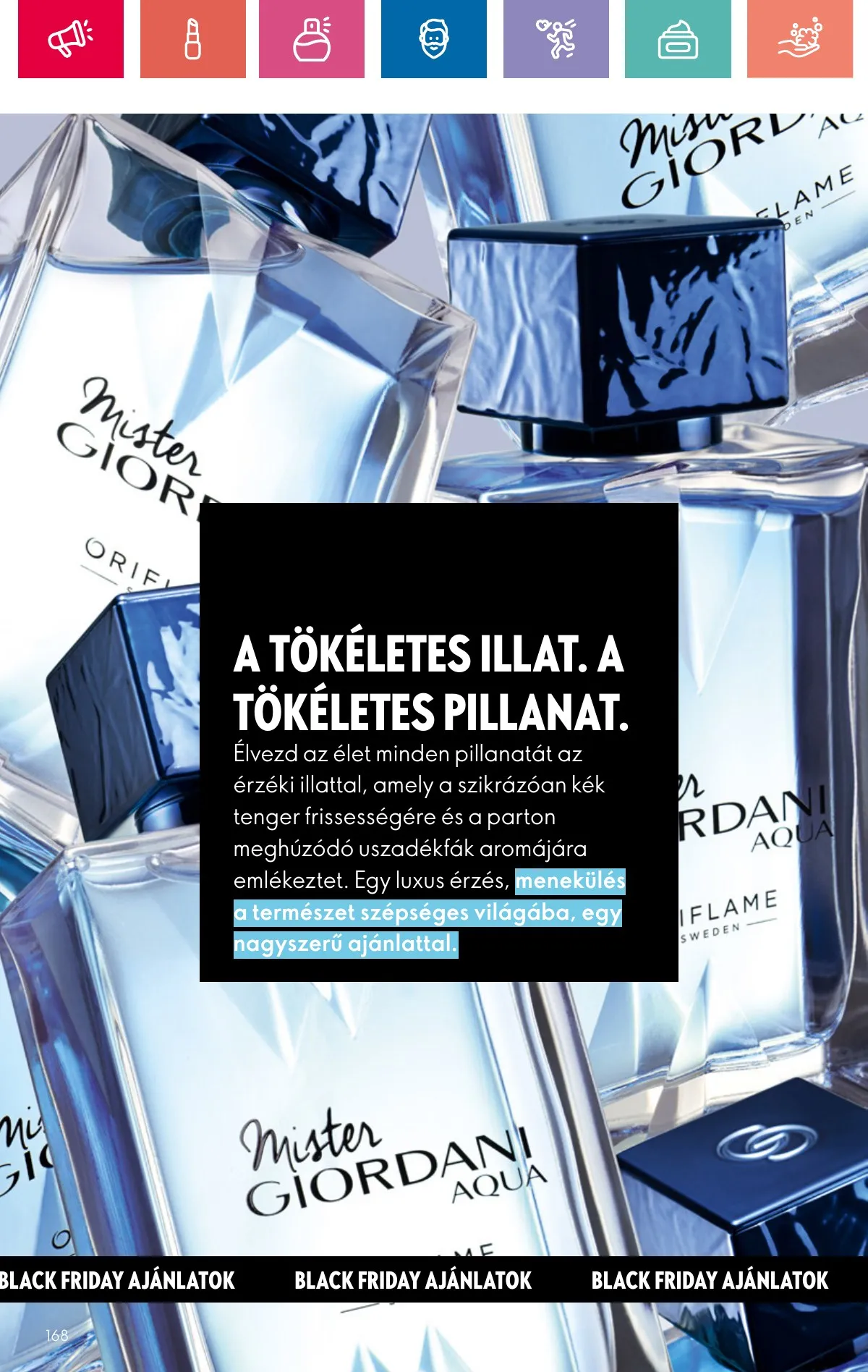 Oriflame akciós újság 11.10–11.30 – 168. oldal