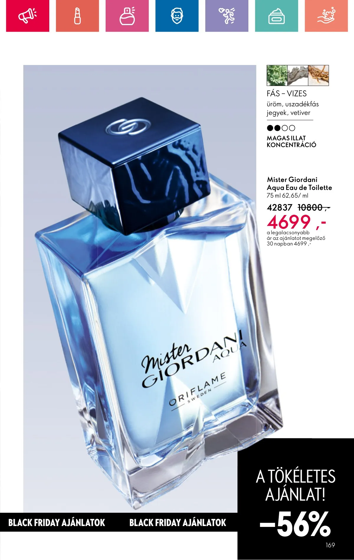 Oriflame akciós újság 11.10–11.30 – 169. oldal