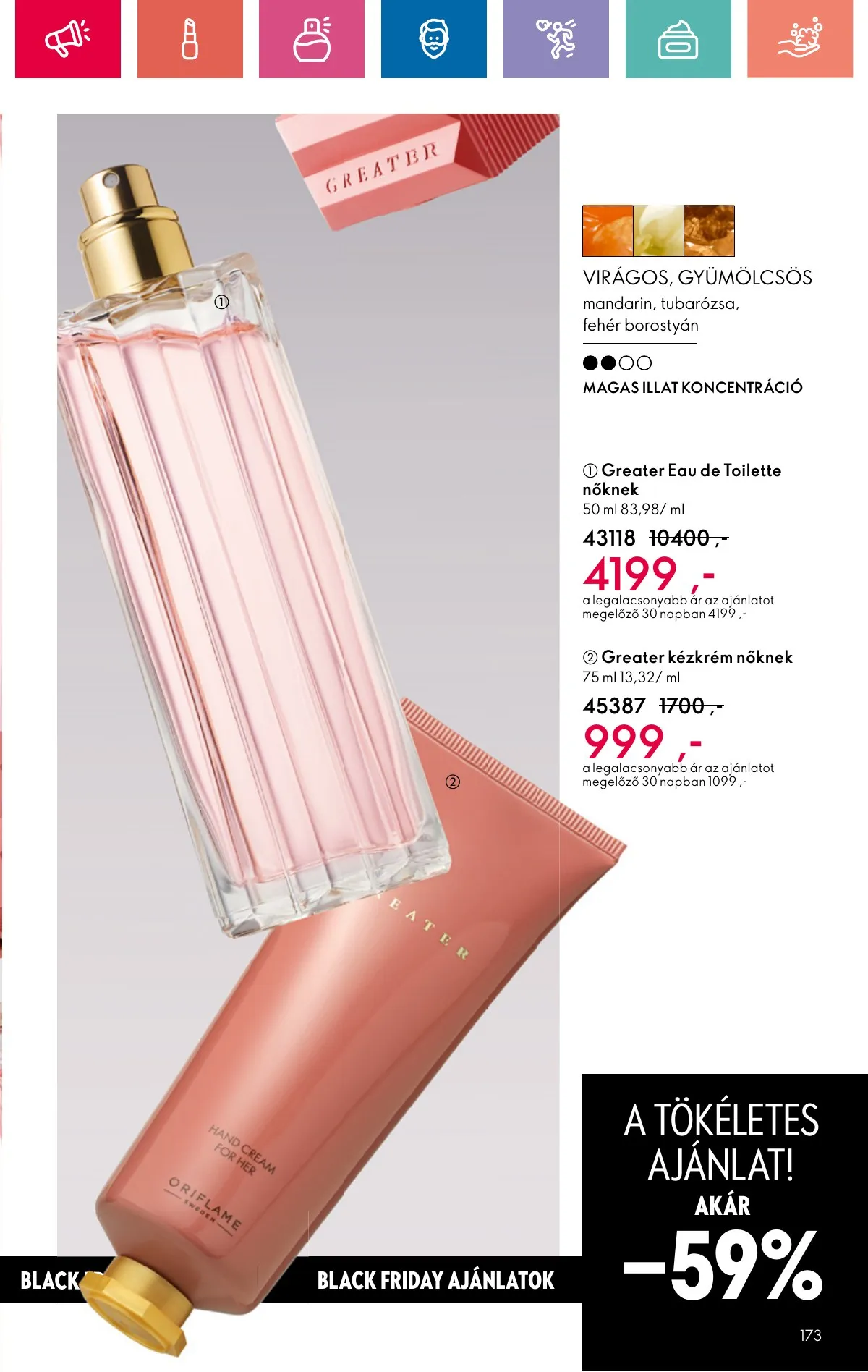 Oriflame akciós újság 11.10–11.30 – 173. oldal