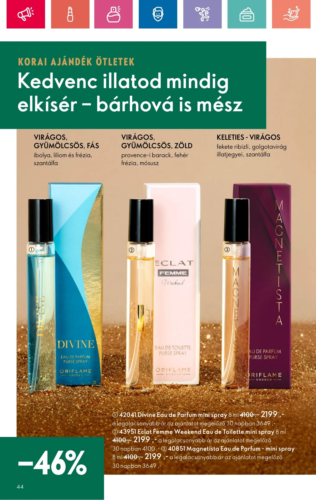 Oriflame akciós újság 11.10–11.30 – 44. oldal