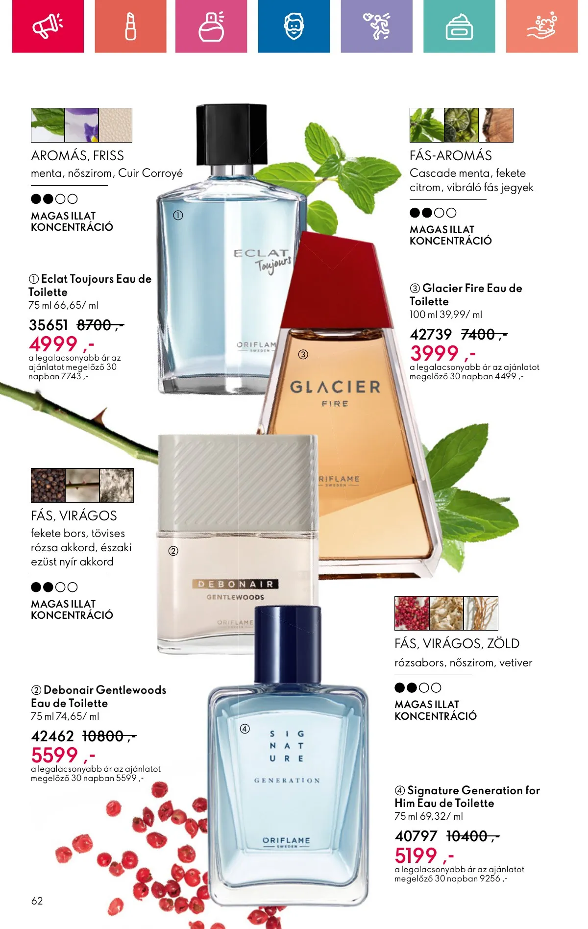 Oriflame akciós újság 11.10–11.30 – 62. oldal