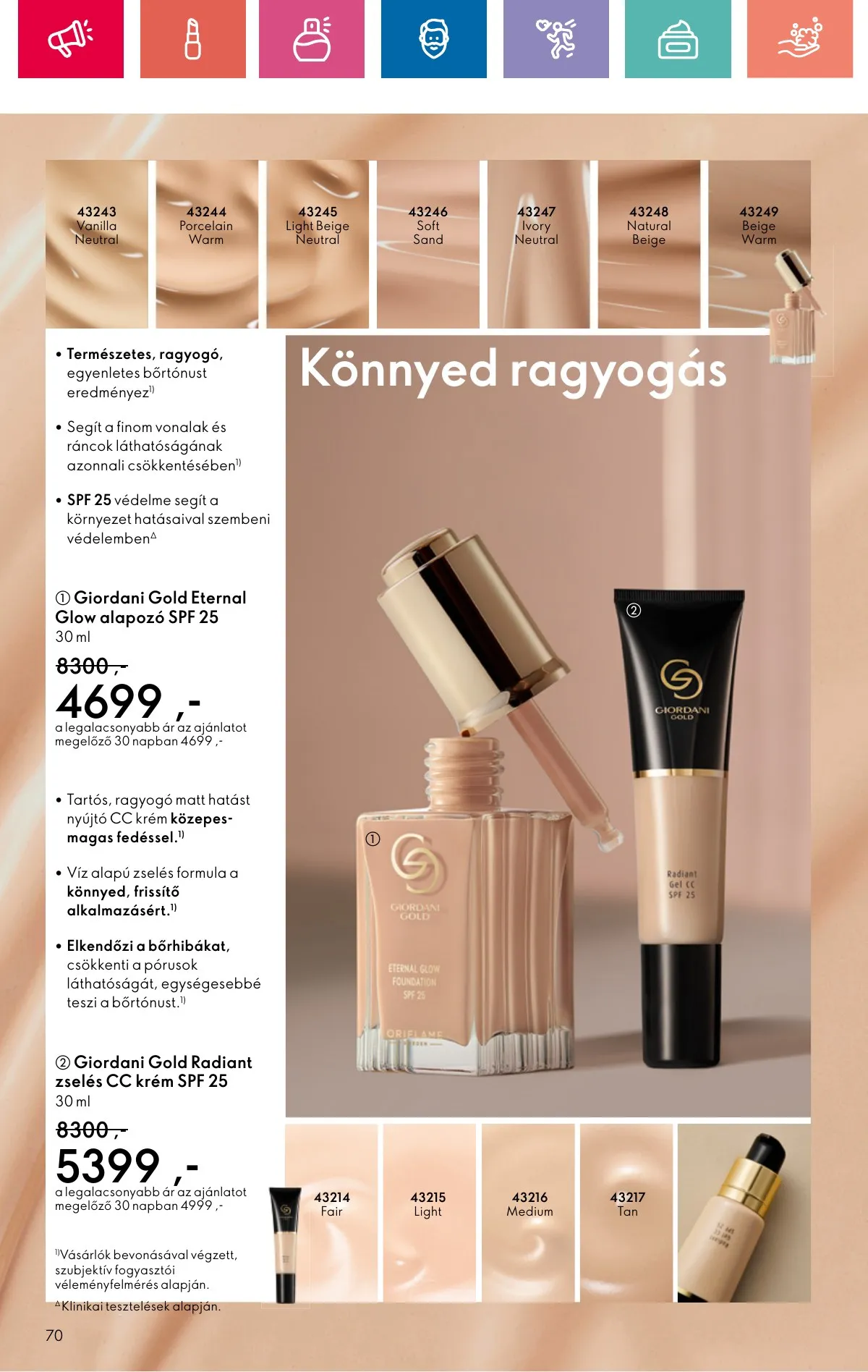 Oriflame akciós újság 11.10–11.30 – 70. oldal