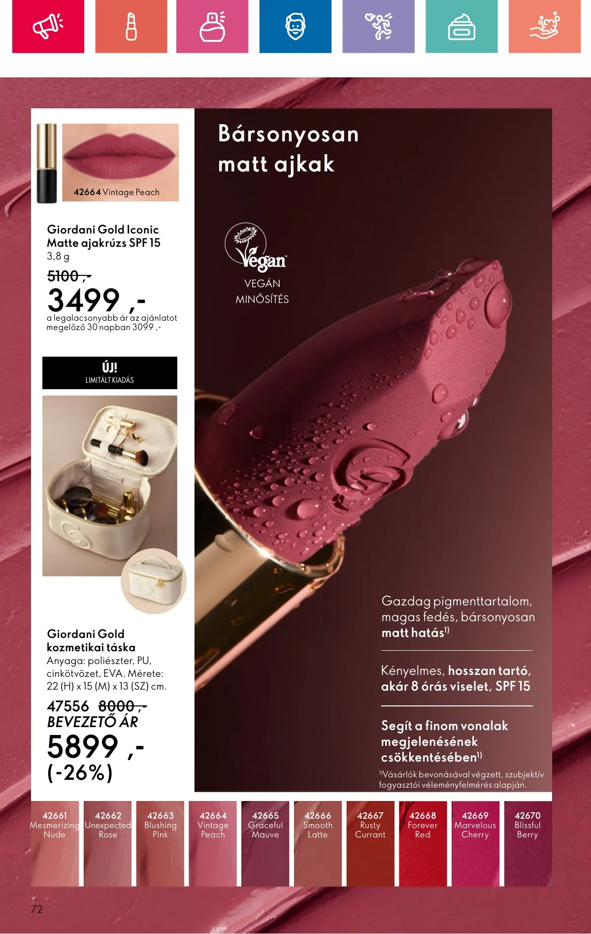 Oriflame akciós újság 11.10–11.30 – 72. oldal