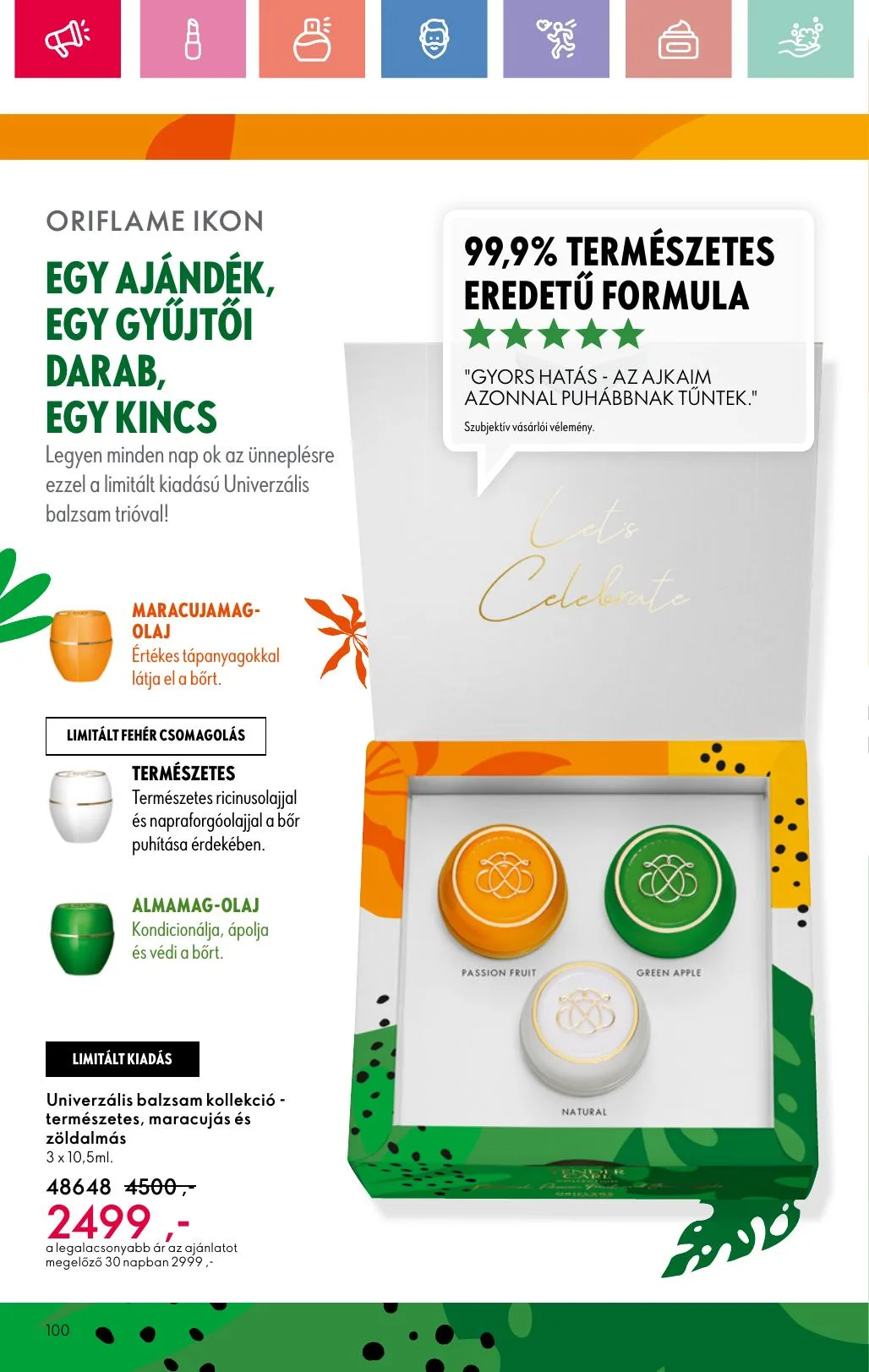 Oriflame akciós újság 07.06–07.26 – 100. oldal