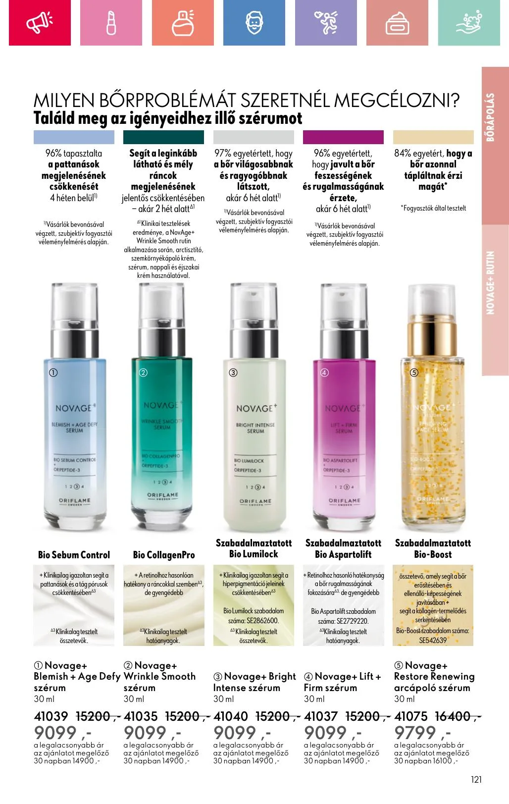 Oriflame akciós újság 07.06–07.26 – 121. oldal