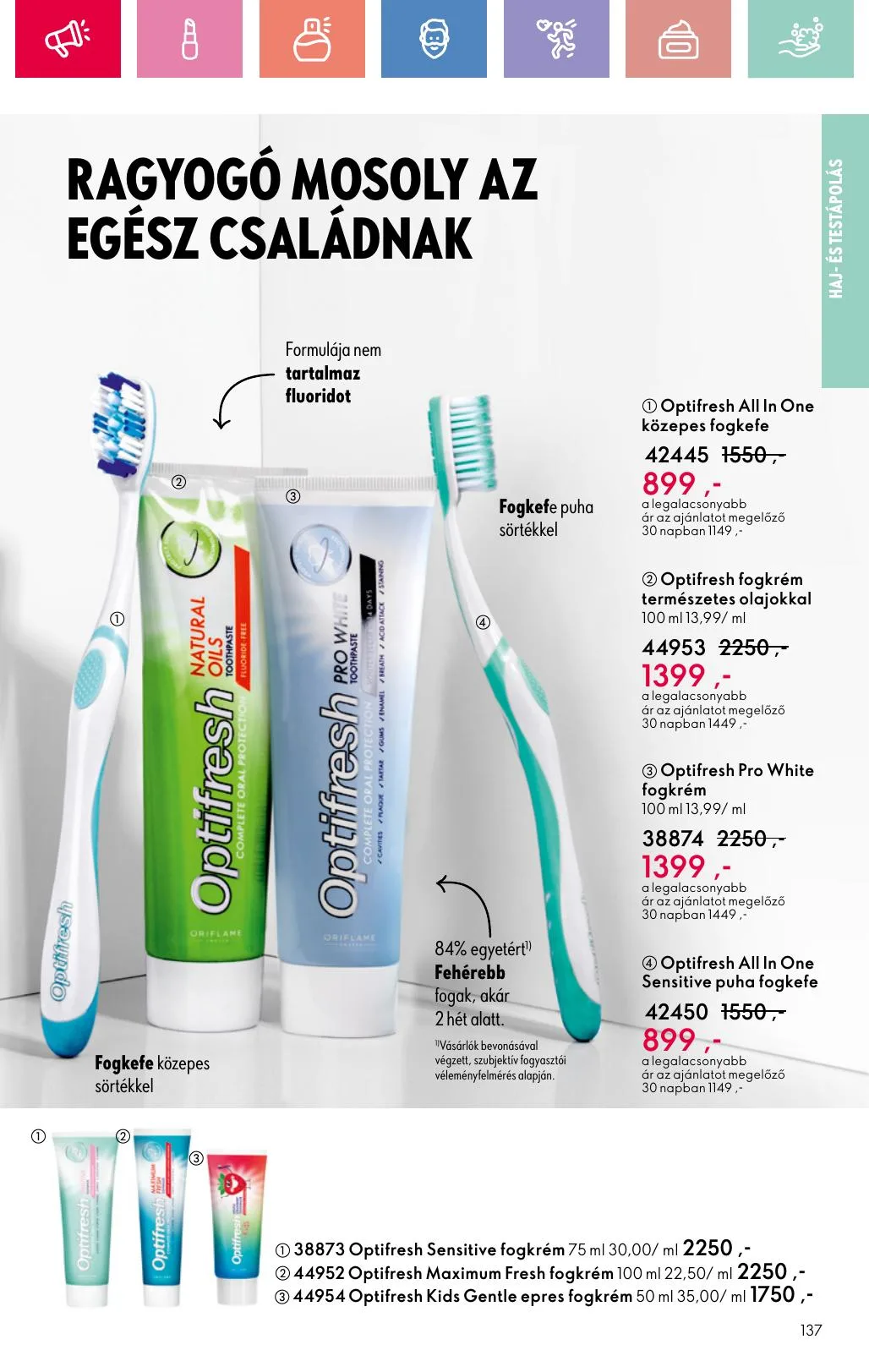 Oriflame akciós újság 07.06–07.26 – 137. oldal