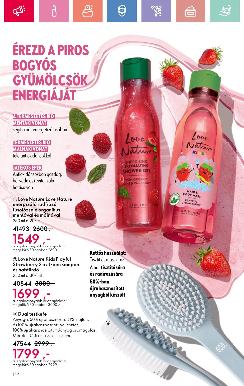 Oriflame akciós újság 07.06–07.26 – 144. oldal